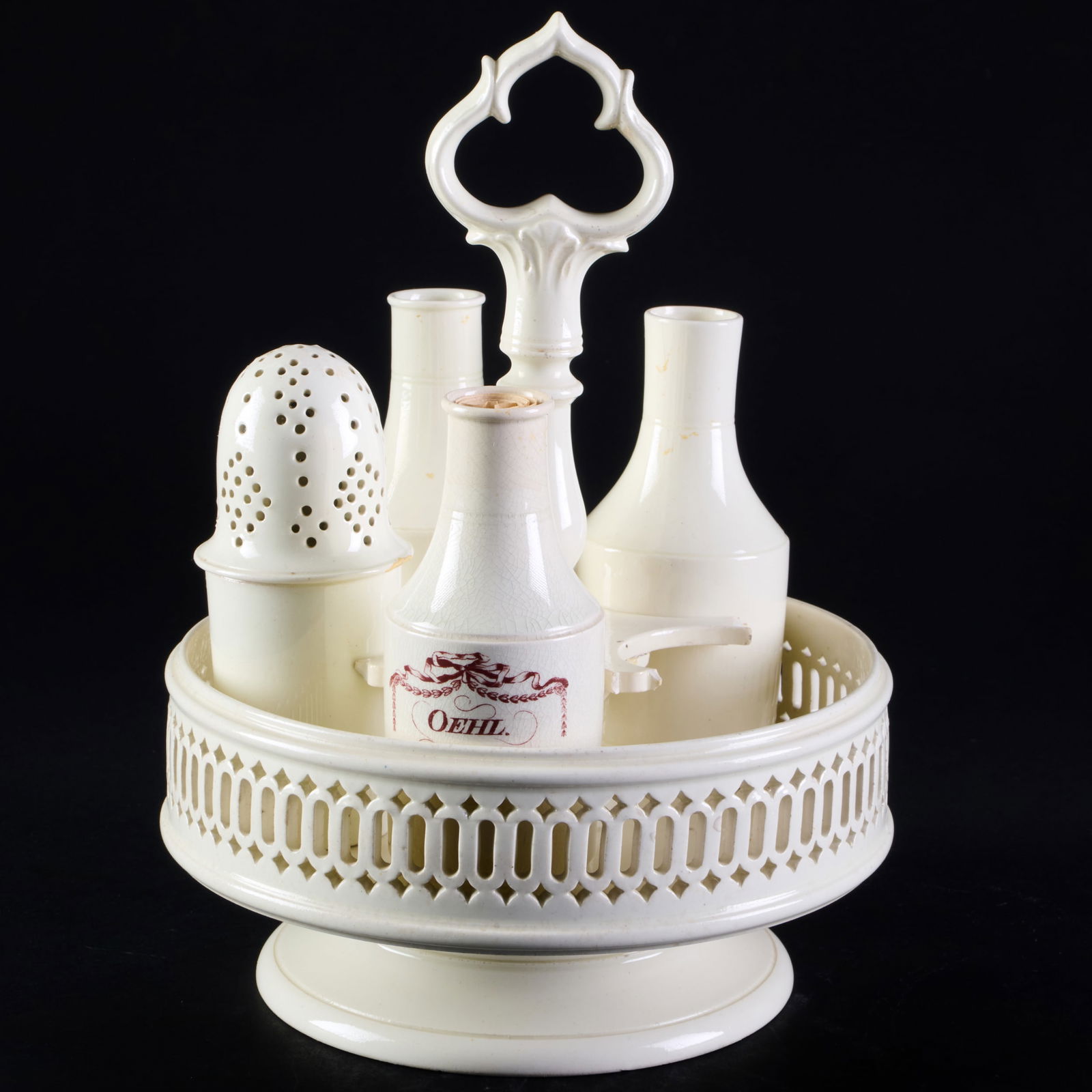 Creamware Cruet Set - 15