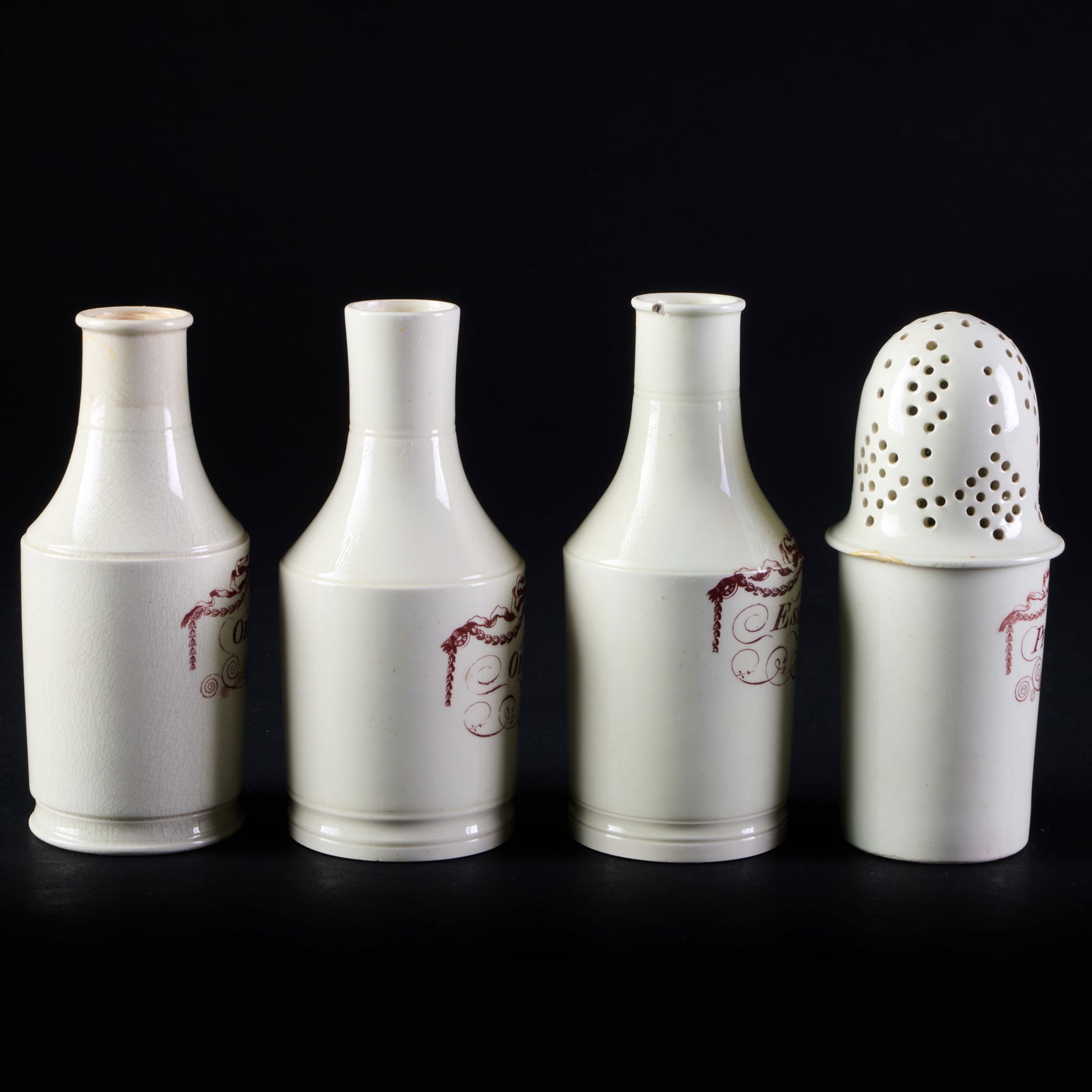 Creamware Cruet Set - 3