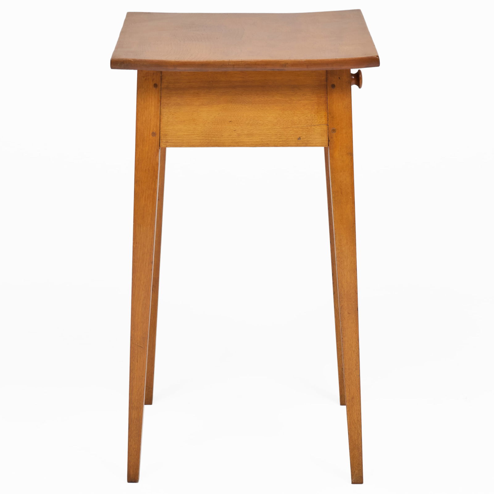 Federal Style Maple Table with Drawer - 7