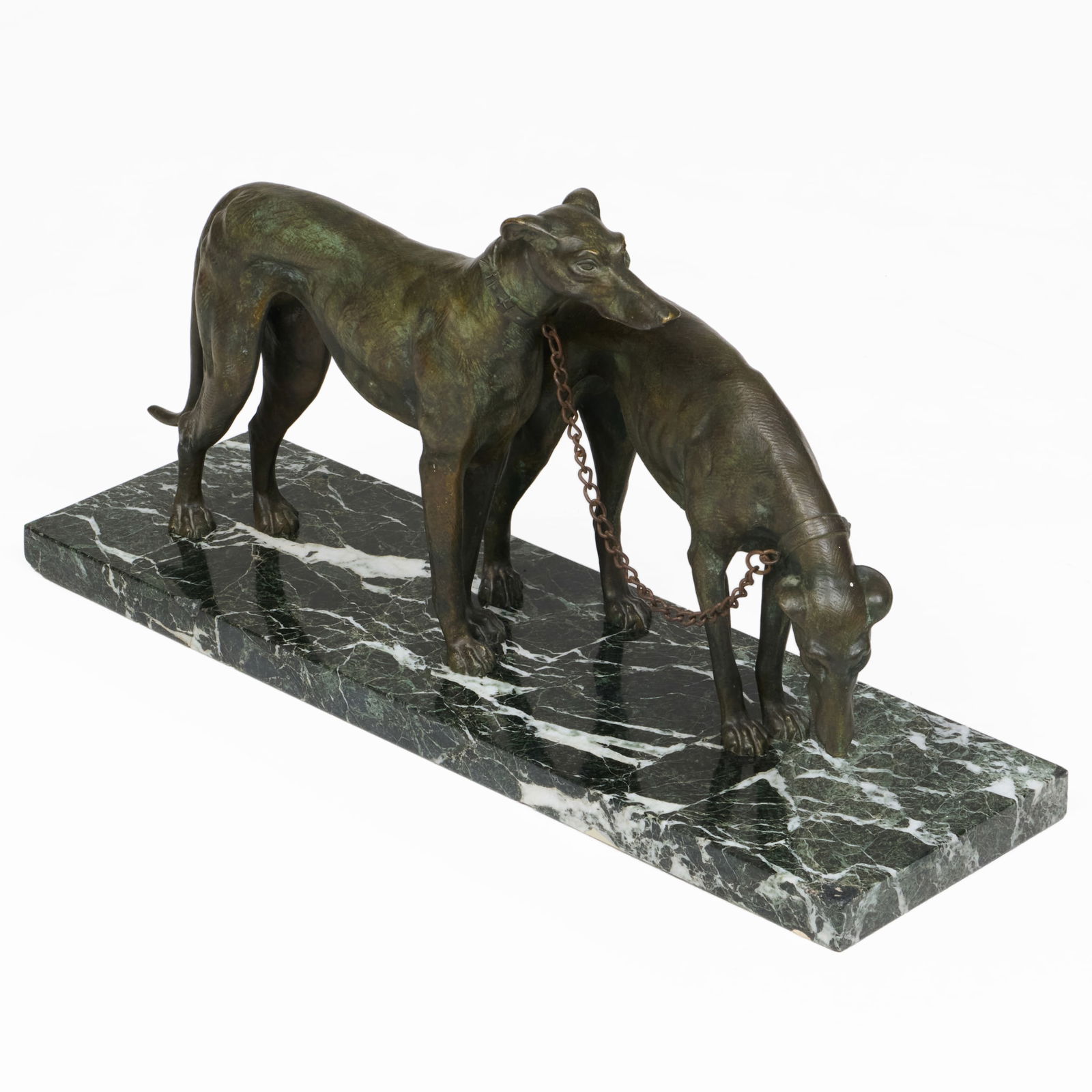 Salvatore Melani (1902-1934): Two Greyhounds (1 of 12)
