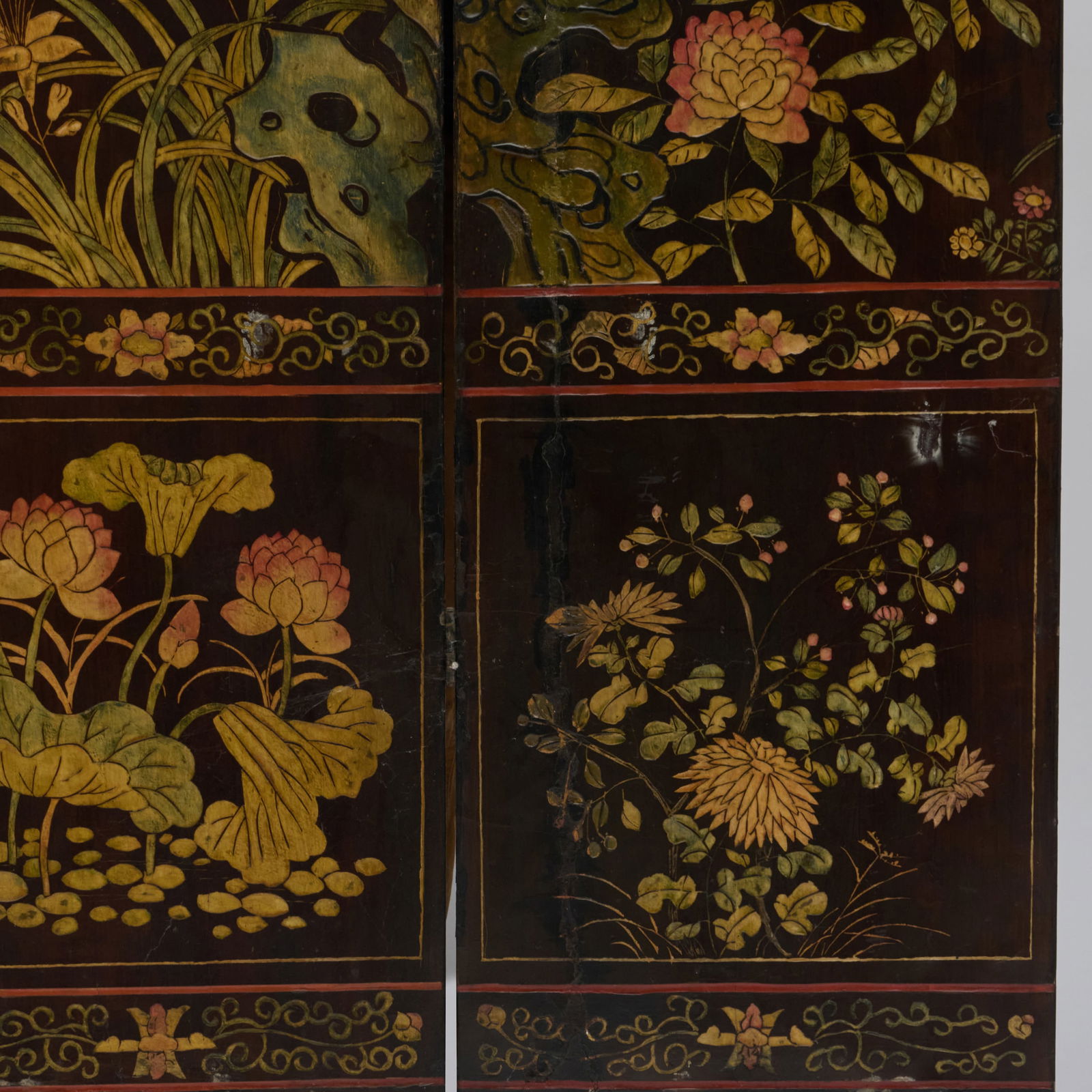 Chinese Coromandel Seven Panel Screen - 11