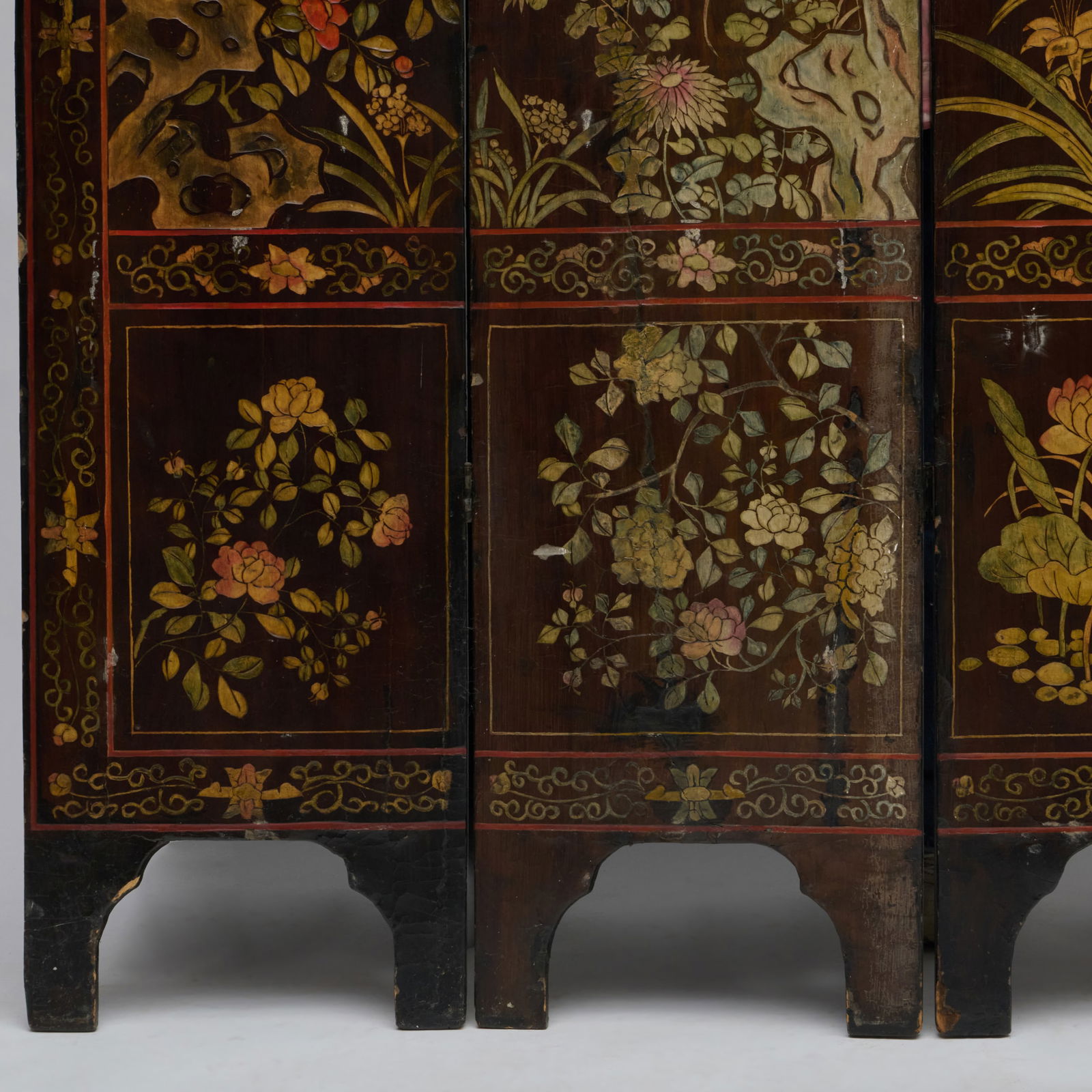 Chinese Coromandel Seven Panel Screen - 13