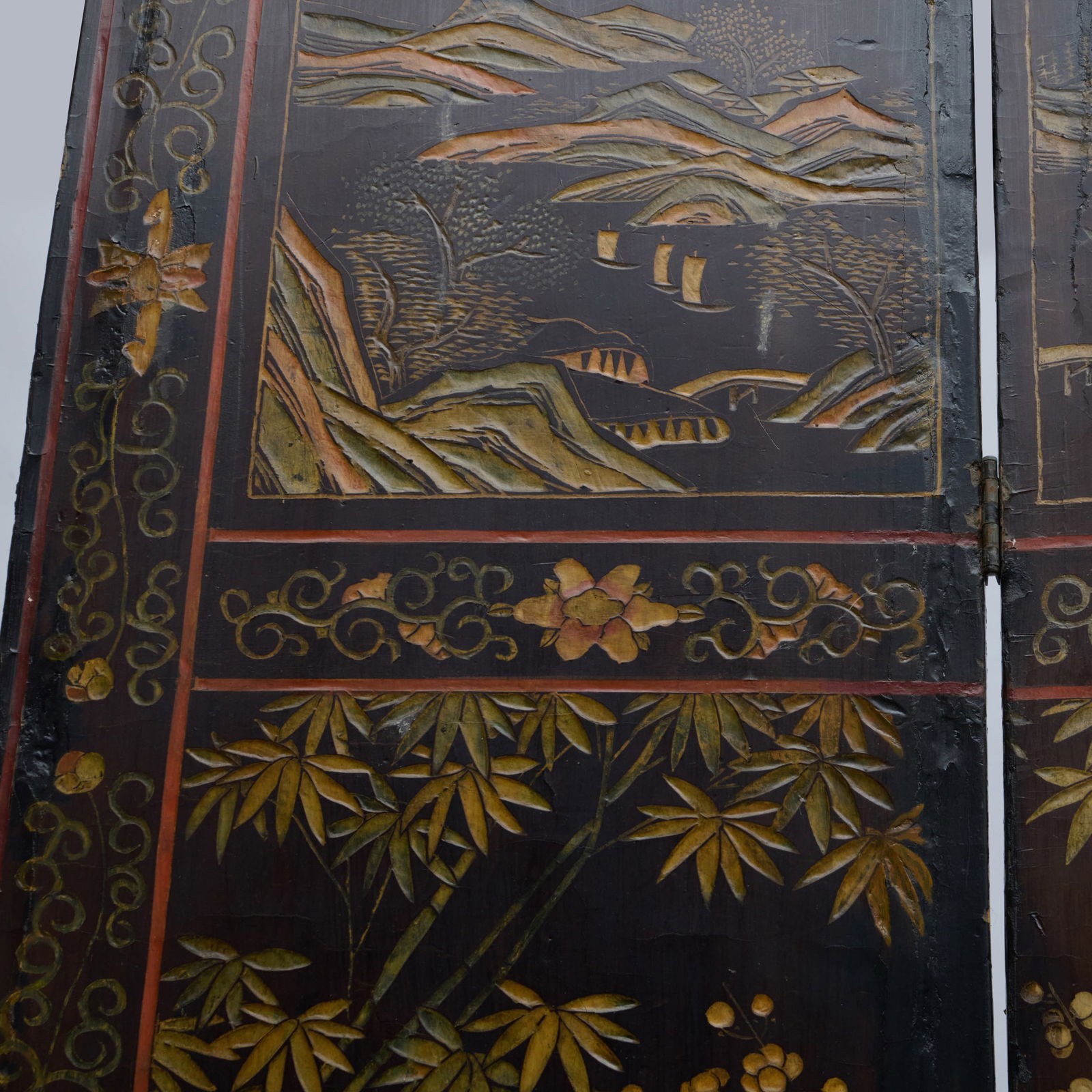 Chinese Coromandel Seven Panel Screen - 16