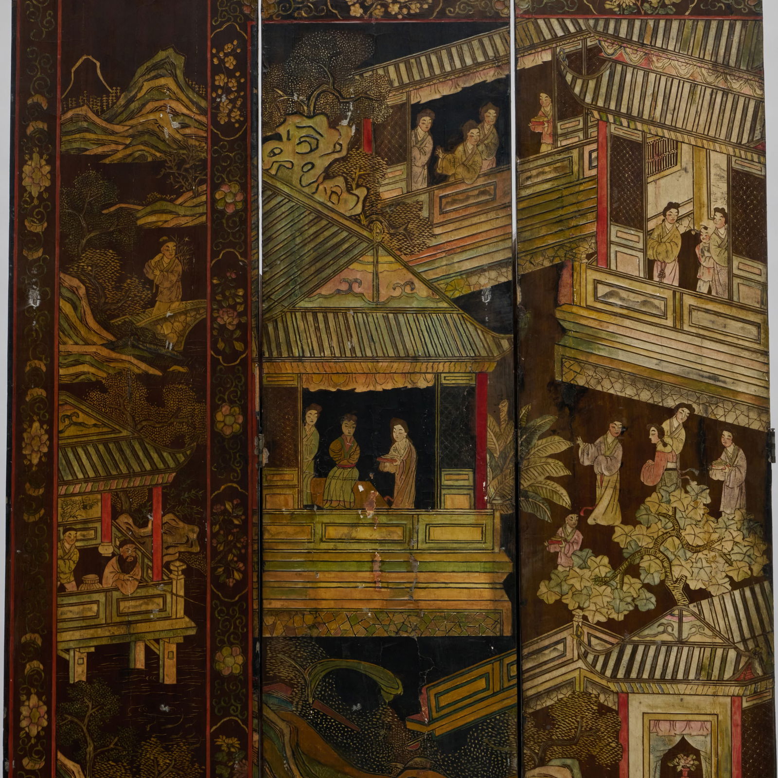 Chinese Coromandel Seven Panel Screen - 20