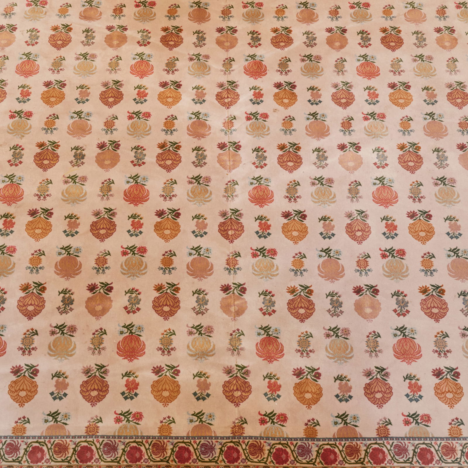 Custom Floral Wool Carpet - 2
