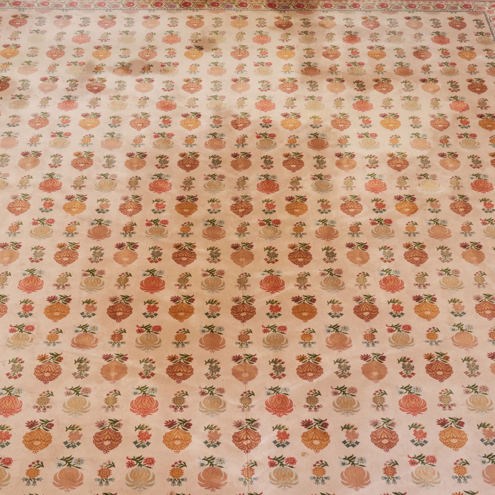 Custom Floral Wool Carpet - 3