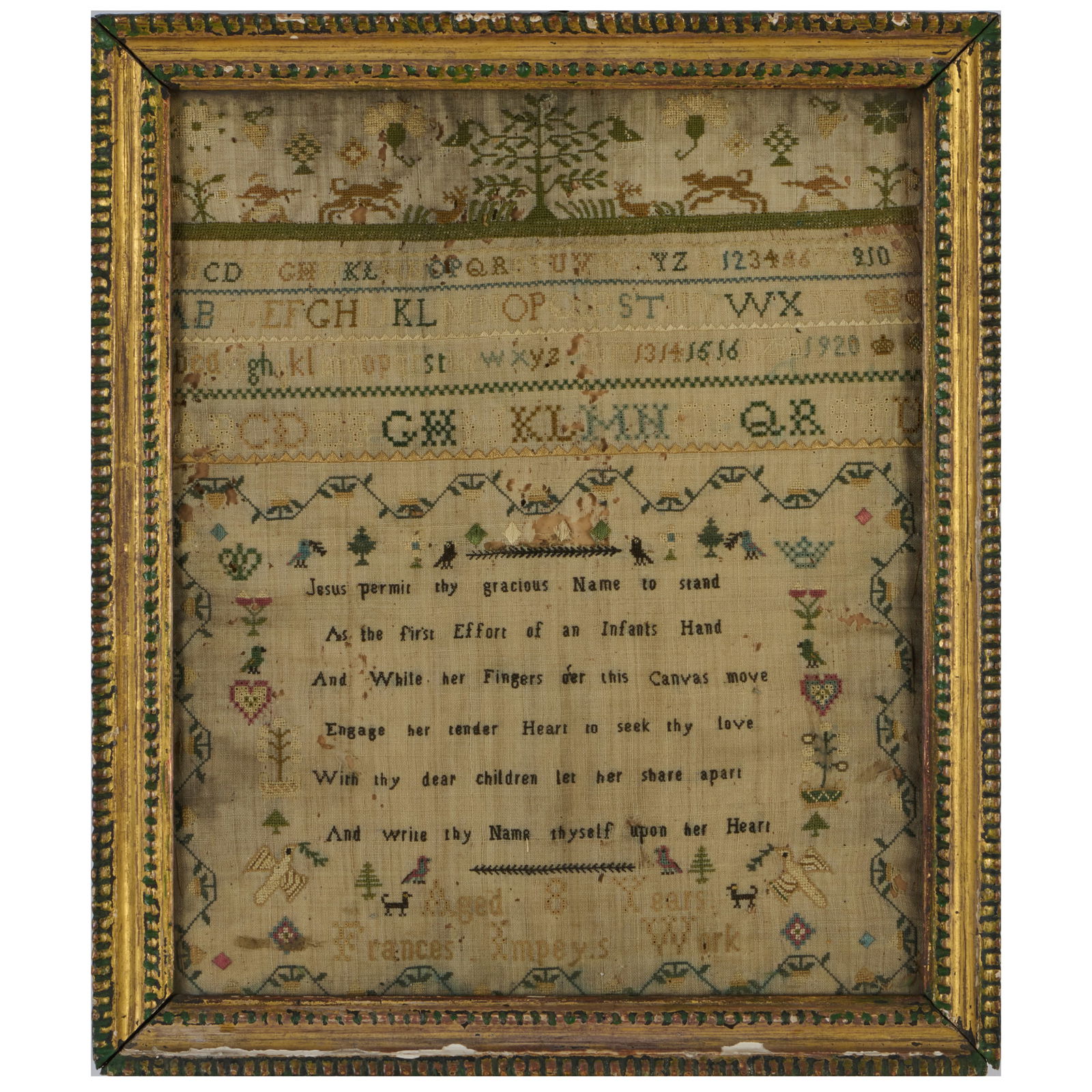 Two Needlework Samplers - 4