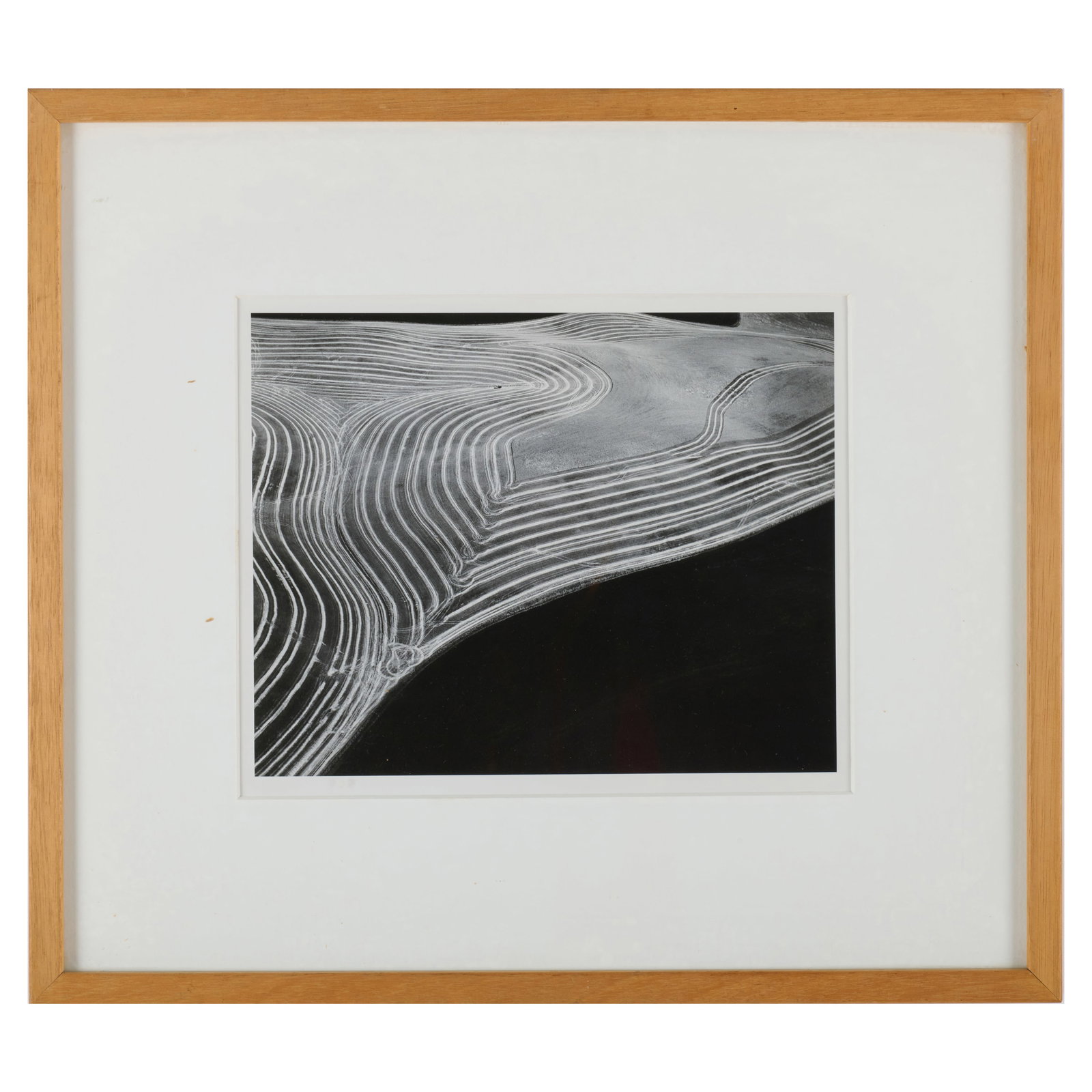 William Garnett (1916-2006): Desert Braided Streambeds Outlined in Sage Brush; and Untitled (1 of 7)