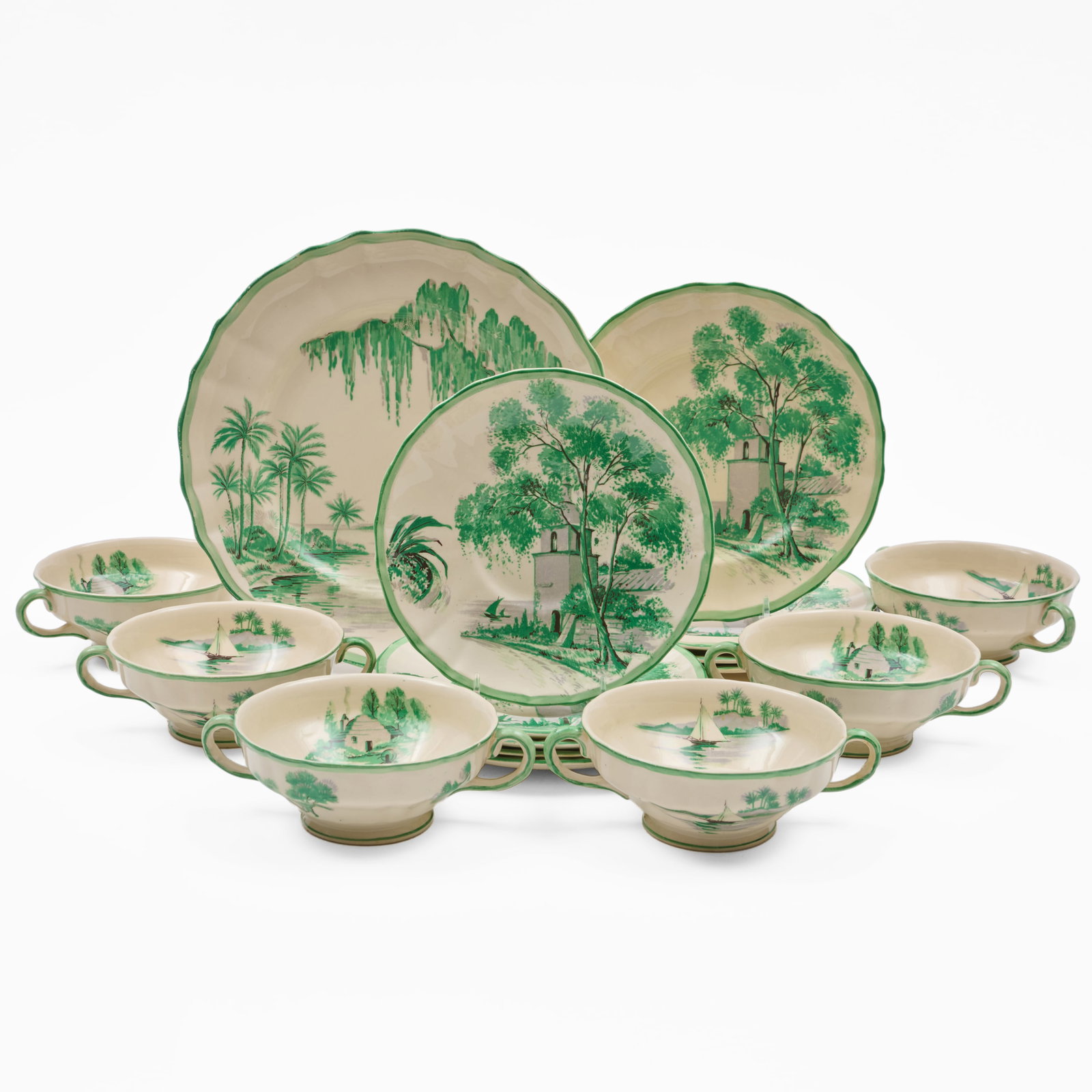 Swinnertons Staffordshire Part Service in the 'Hampton Ivory' Pattern (1 of 20)