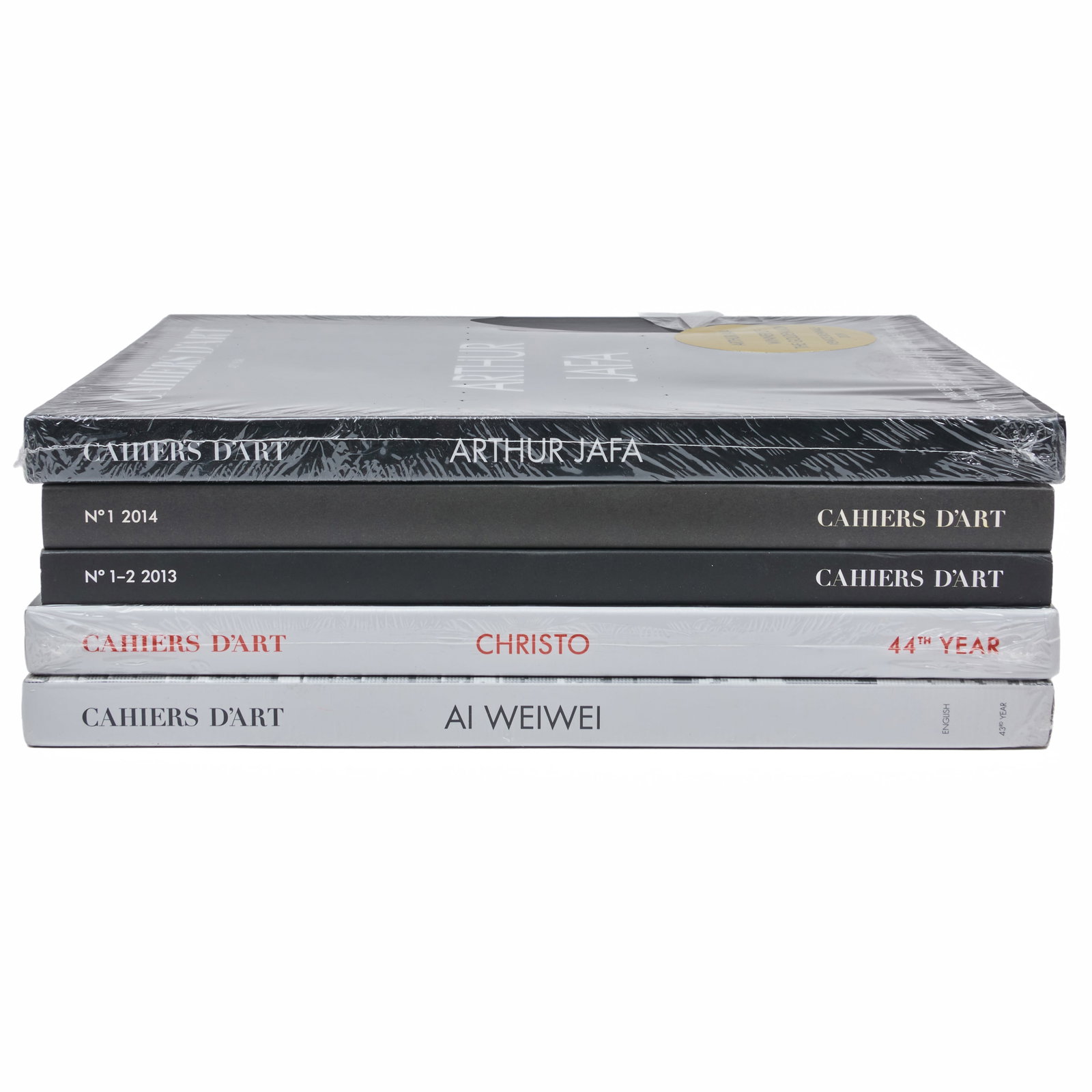 Group of Cahiers d'Art Issues: Group of Cahiers d'Art Issues Including: Cahiers d'Art: 100th Issue: No. 1, 2014, 2014; Cahiers d'Art: Ai Weiwei, 2020; Cahiers d'Art: Christo, 2020; Cahiers d'Art: Arthur Jafa, 2018; and