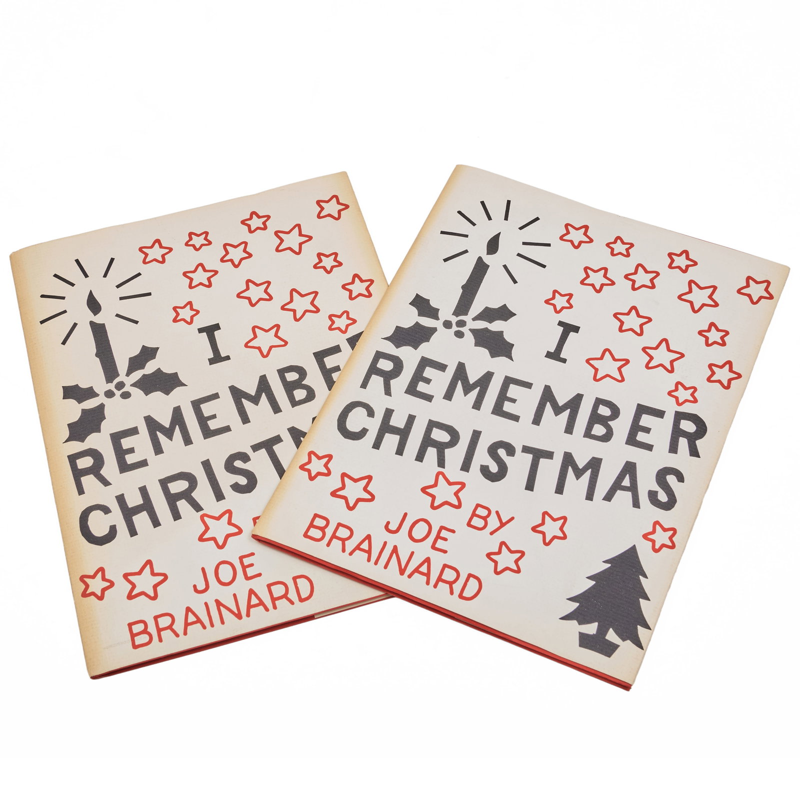 Joe Brainard (1942-1994): I Remember Christmas: Two Copies (1 of 2)