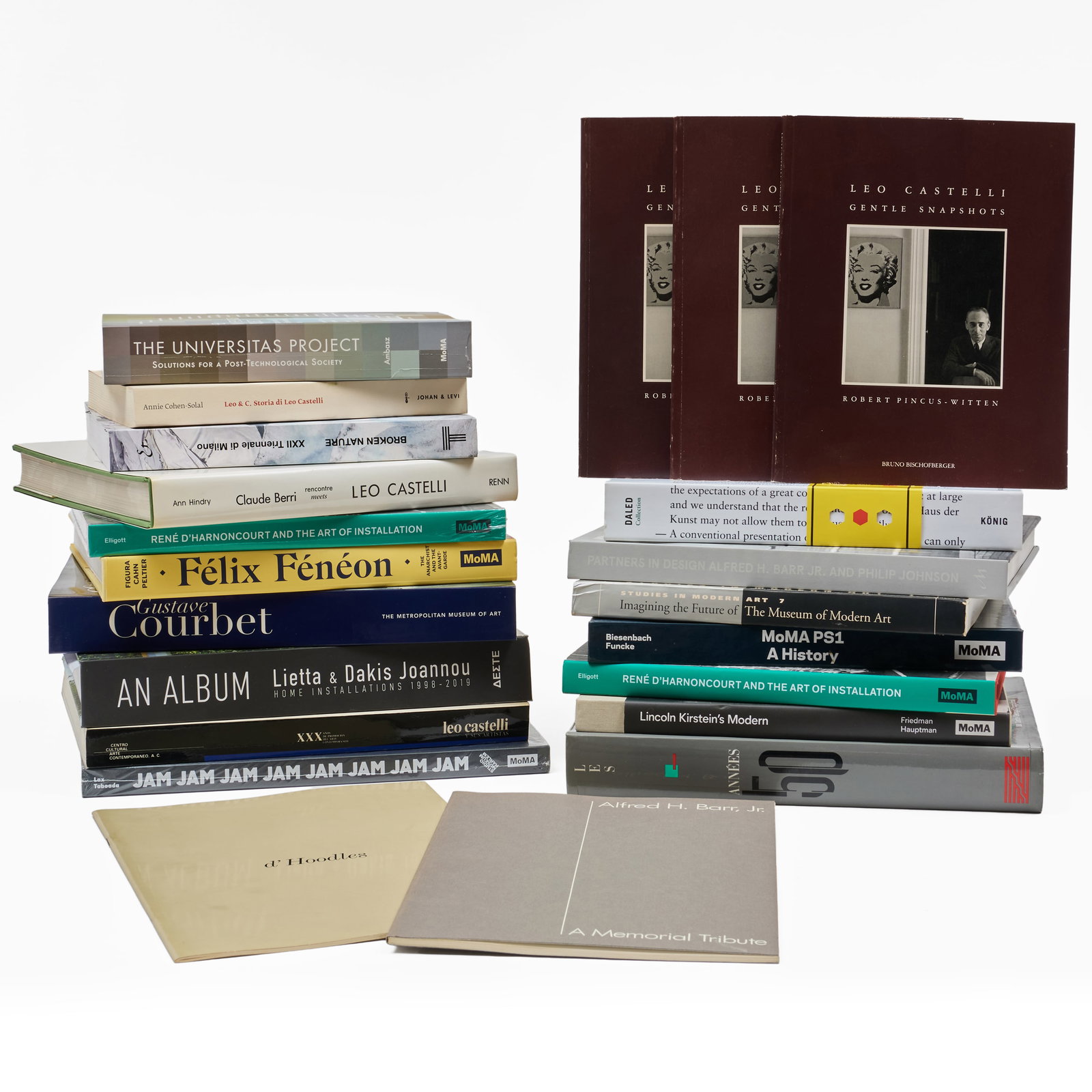Group of Exhibition Catalogues and Books on Prominent Figures and Important Projects in Art (1 of 5)