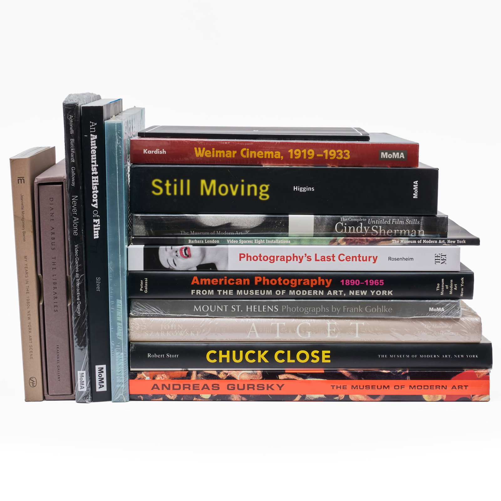 Group of Artist Monographs, Exhibition Catalogues and Books on Film and Photography (1 of 4)