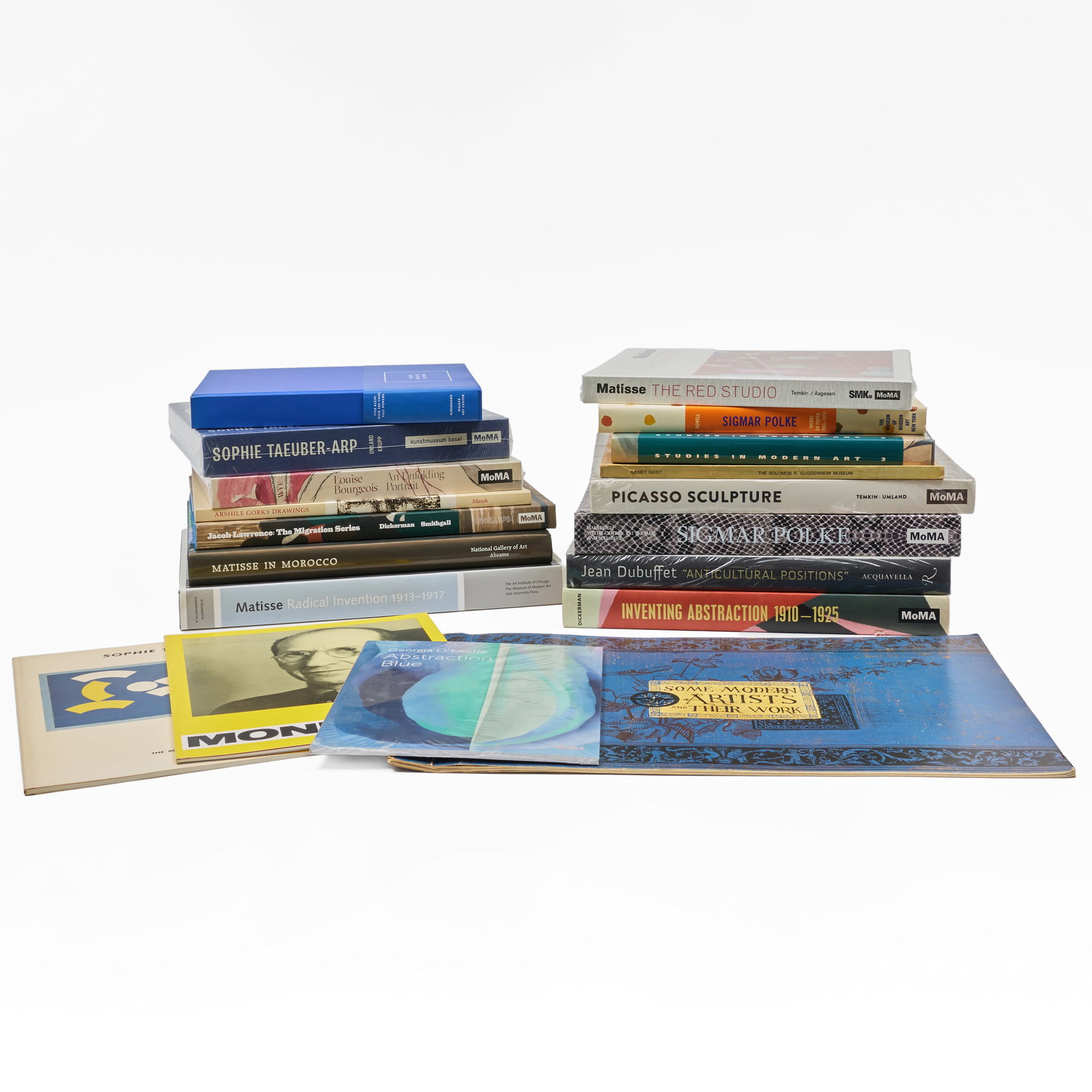 Group of Books, Exhibition Catalogues and Artist Monographs from MoMA, and Other Miscellaneous Books (1 of 7)