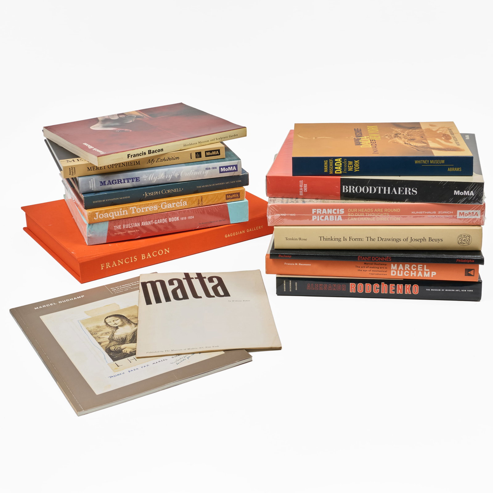 Group of Books, Exhibition Catalogues and Artist Monographs on Dada, Surrealism and Constructivism (1 of 5)