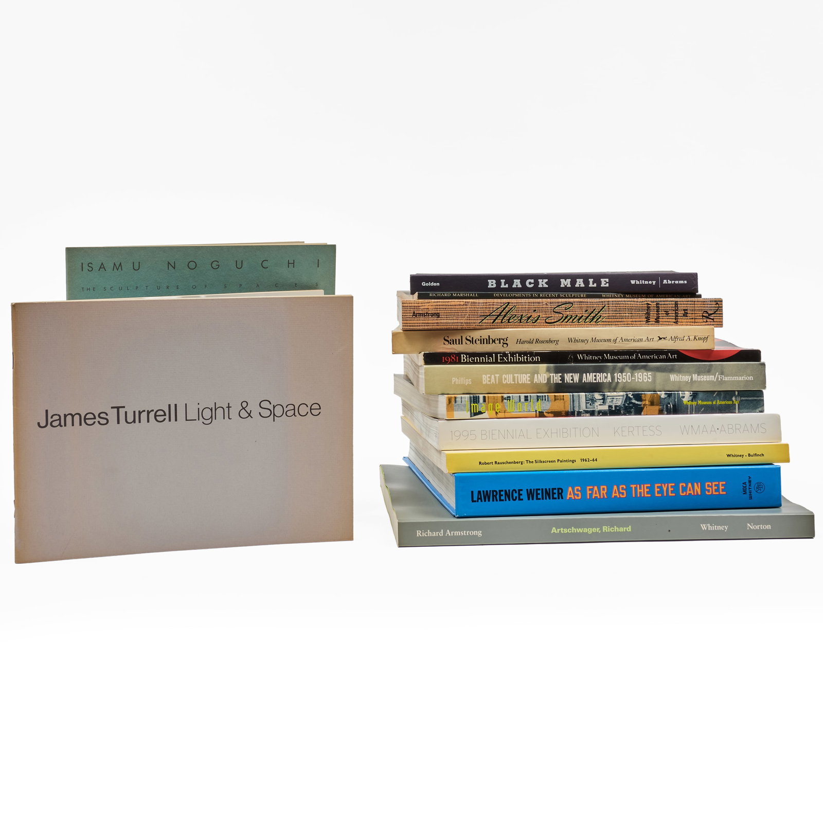Group of Exhibition Catalogues, Artist Monographs and Books from the Whitney Museum of American Art (1 of 3)