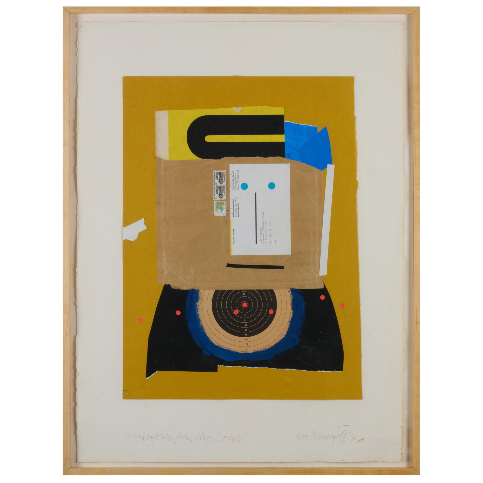 Ivan Chermayeff (1932-2017): Monkey Face for Uwe Loesch (1 of 4)
