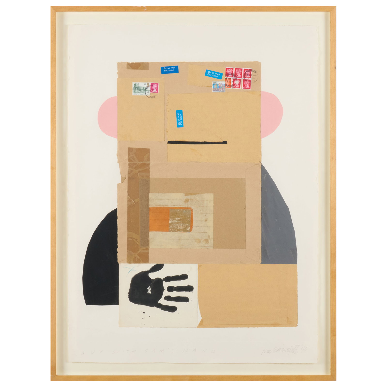 Ivan Chermayeff (1932-2017): Guy with Sam's Hand (1 of 3)