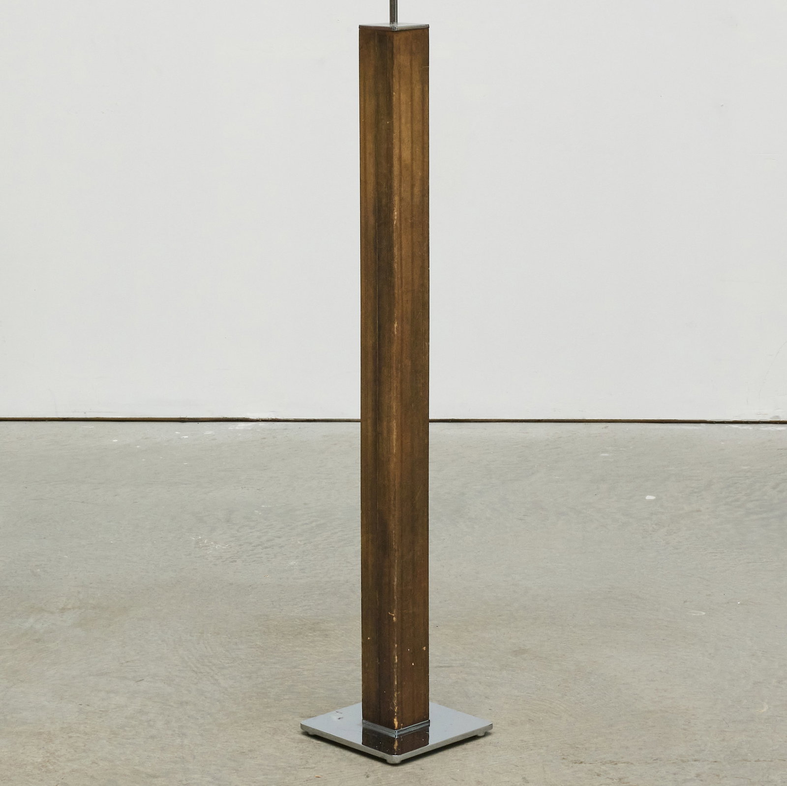 Modern Chrome and Leather Floor Lamp (1 of 6)