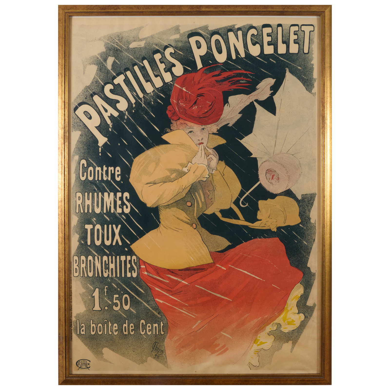 Jules Cheret (1836-1932): Pastille Poncelet (1 of 3)