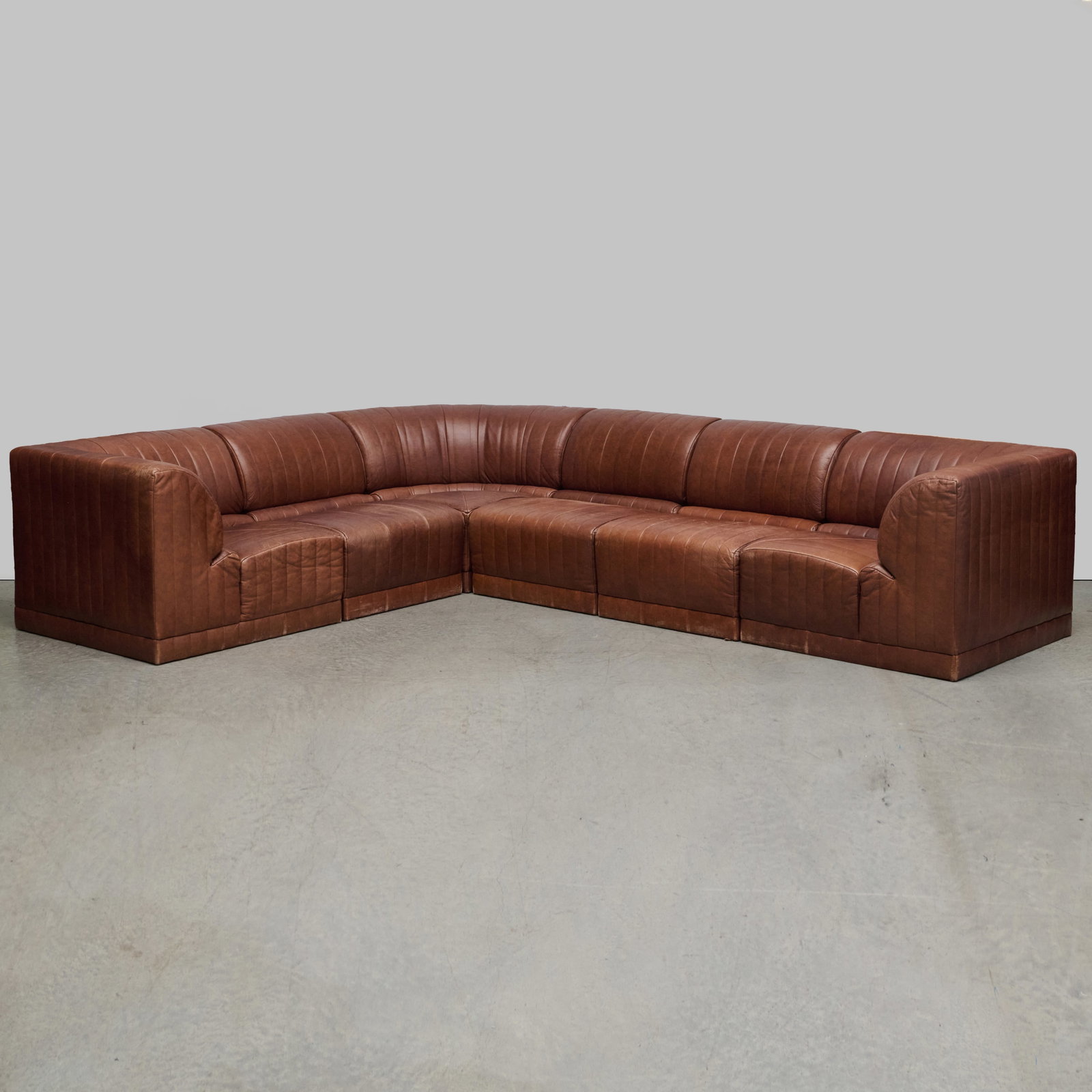 Large Roche Bobois Leather Sectional Sofa (1 of 19)