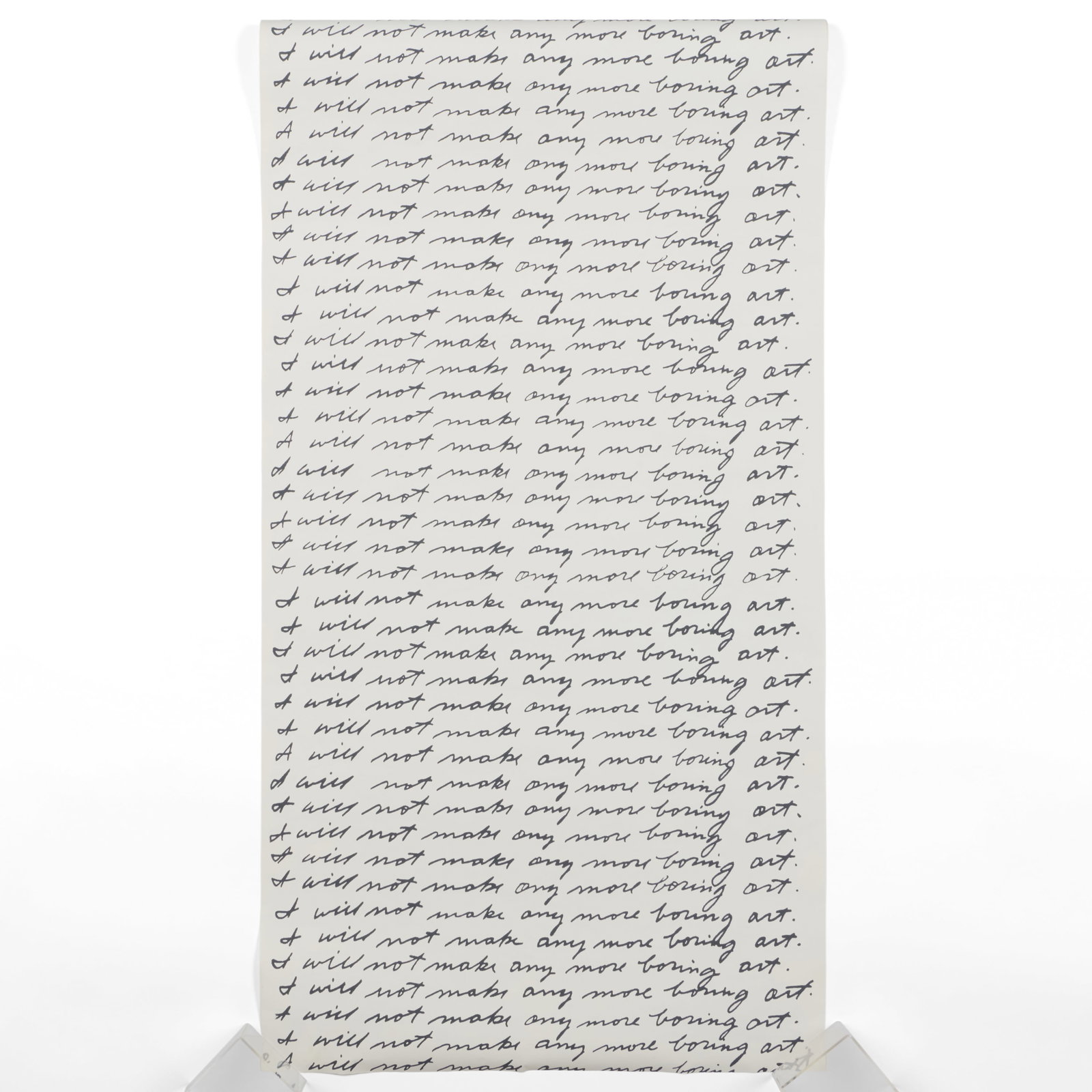 John Baldessari (1931-2020): I will not make any more boring art. (1 of 3)