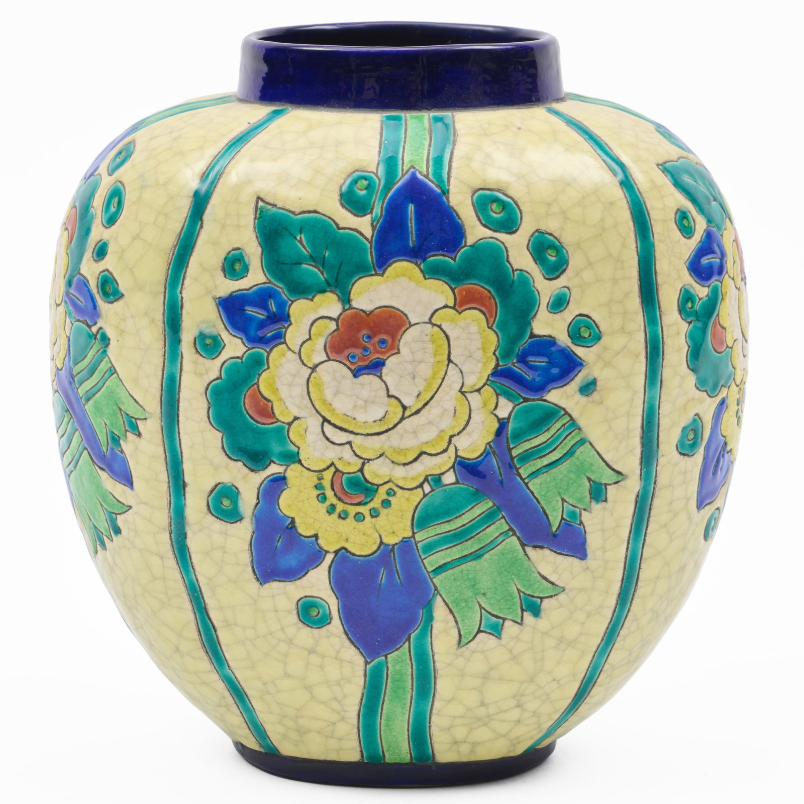 Art Deco Boch Freres Keramis Vase (1 of 7)