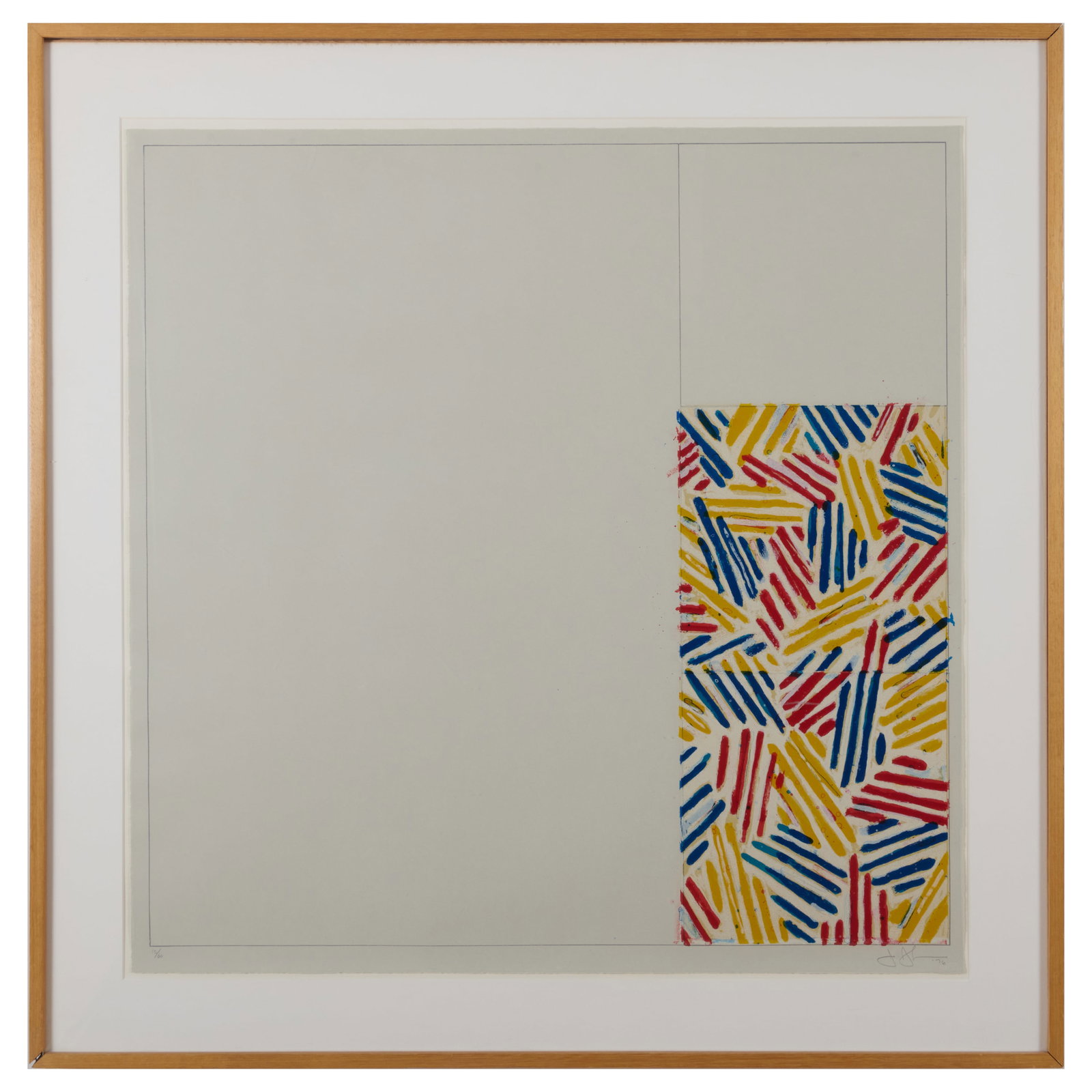Jasper Johns (b. 1930): #4 (after Untitled), from Six Lithographs (1 of 5)