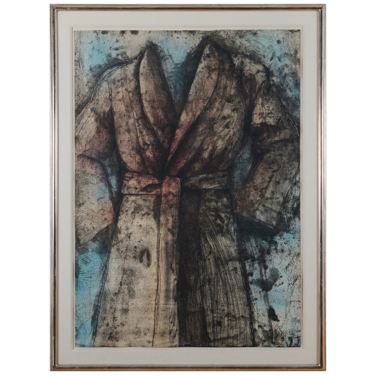 Jim Dine (b. 1935): Spray Painted Robe (1 of 2)