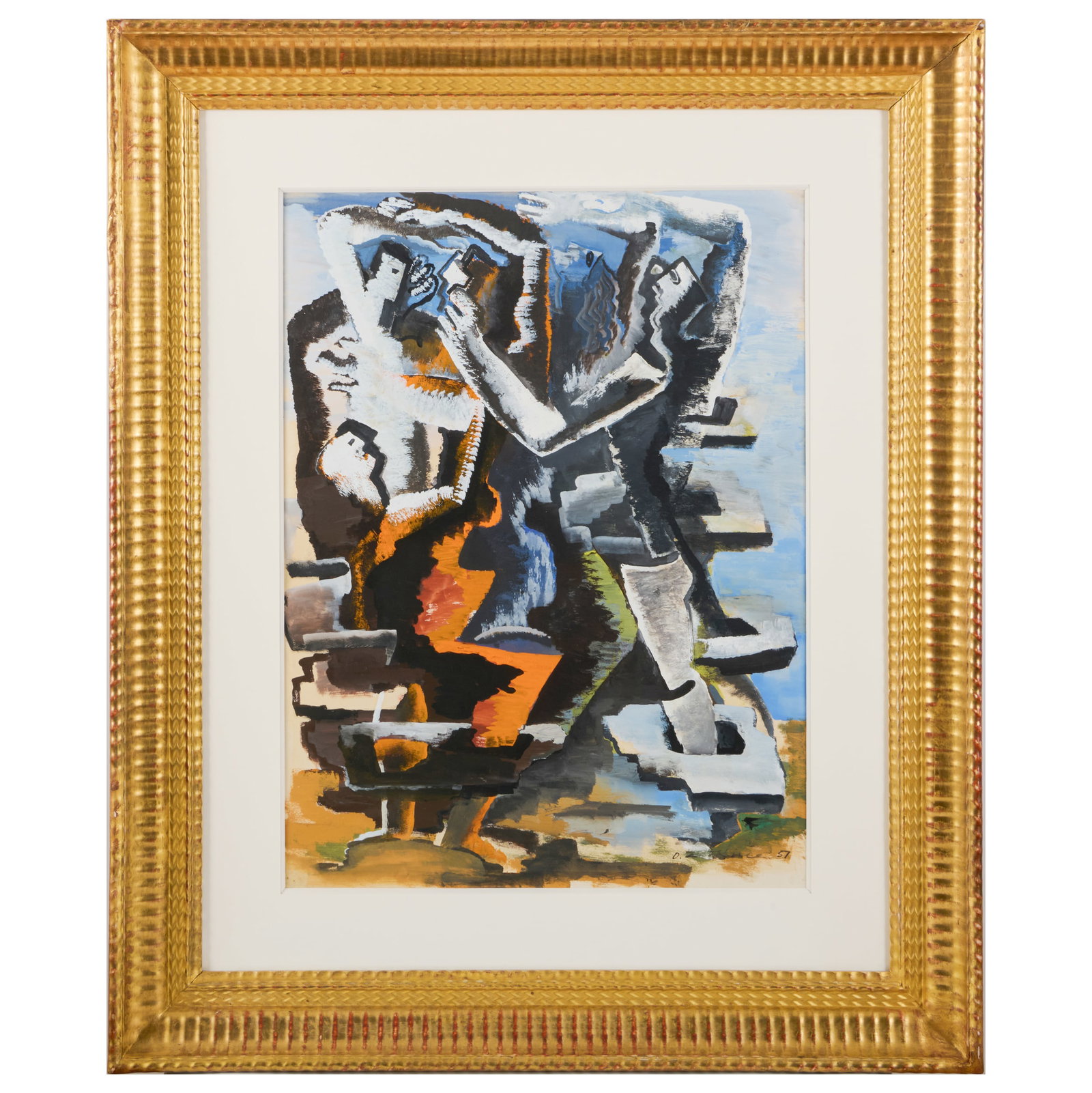 Ossip Zadkine (1890-1967): Composition aux personnages (1 of 6)