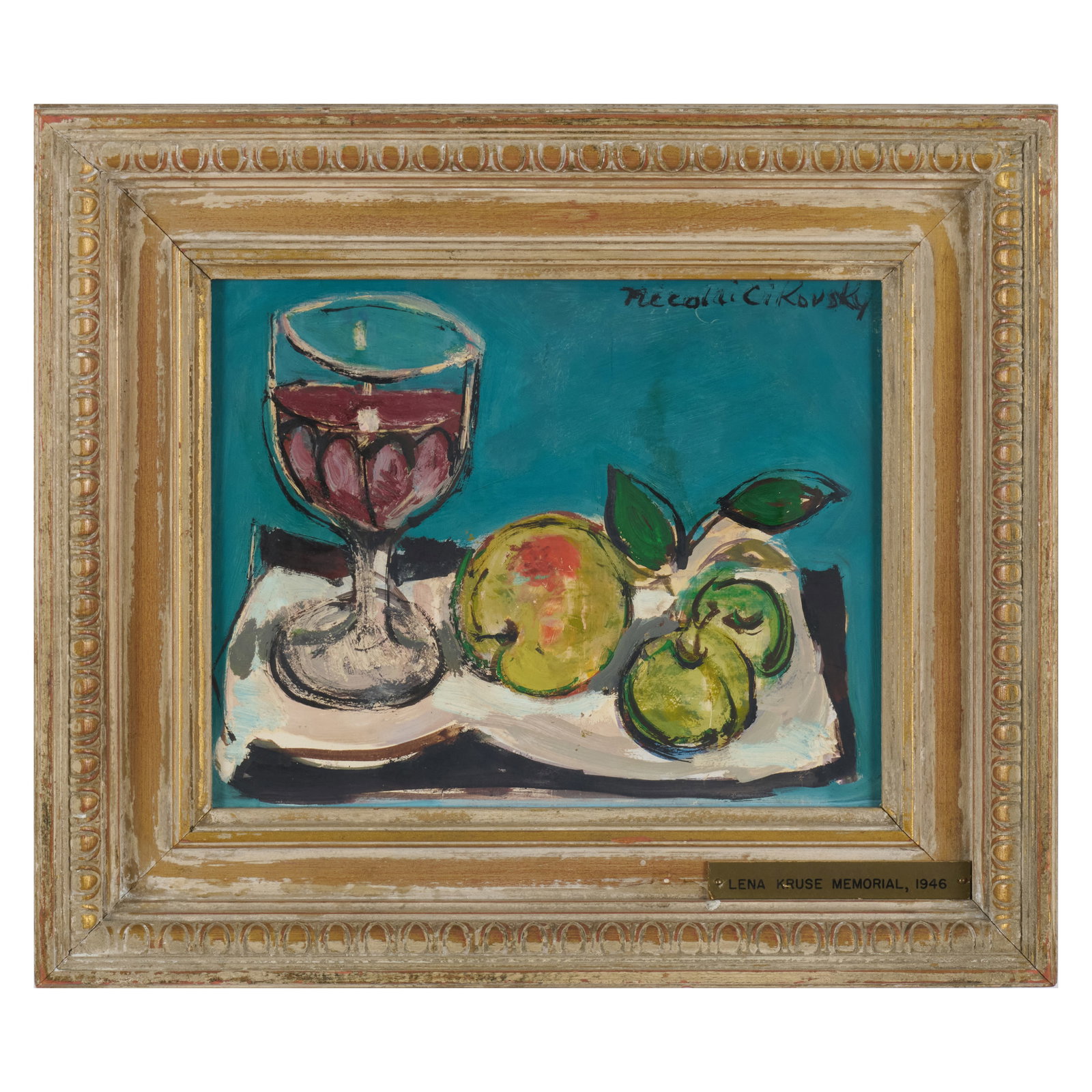 Nicolai Cikovsky (1894-1984): Wine and Peaches (1 of 5)