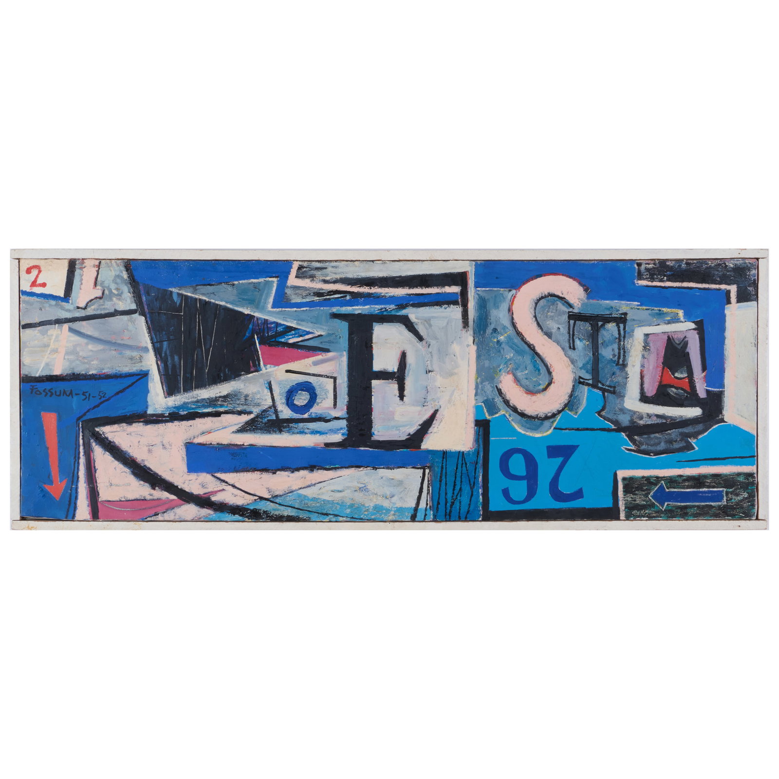 Sydney Glen Fossum (1909-1978): Letters and Numerals (1 of 4)