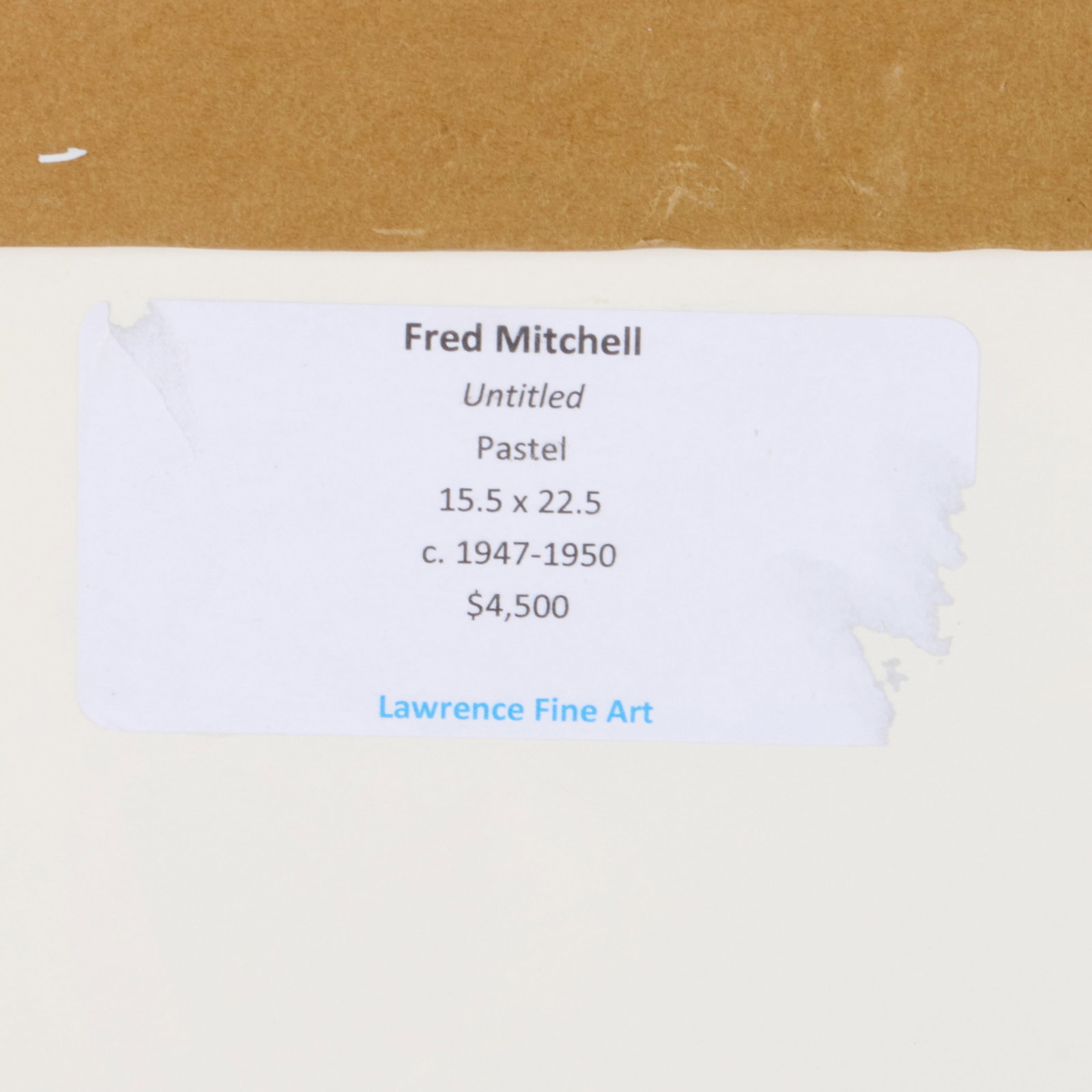 Fred Mitchell (1923-2013): Untitled - 2