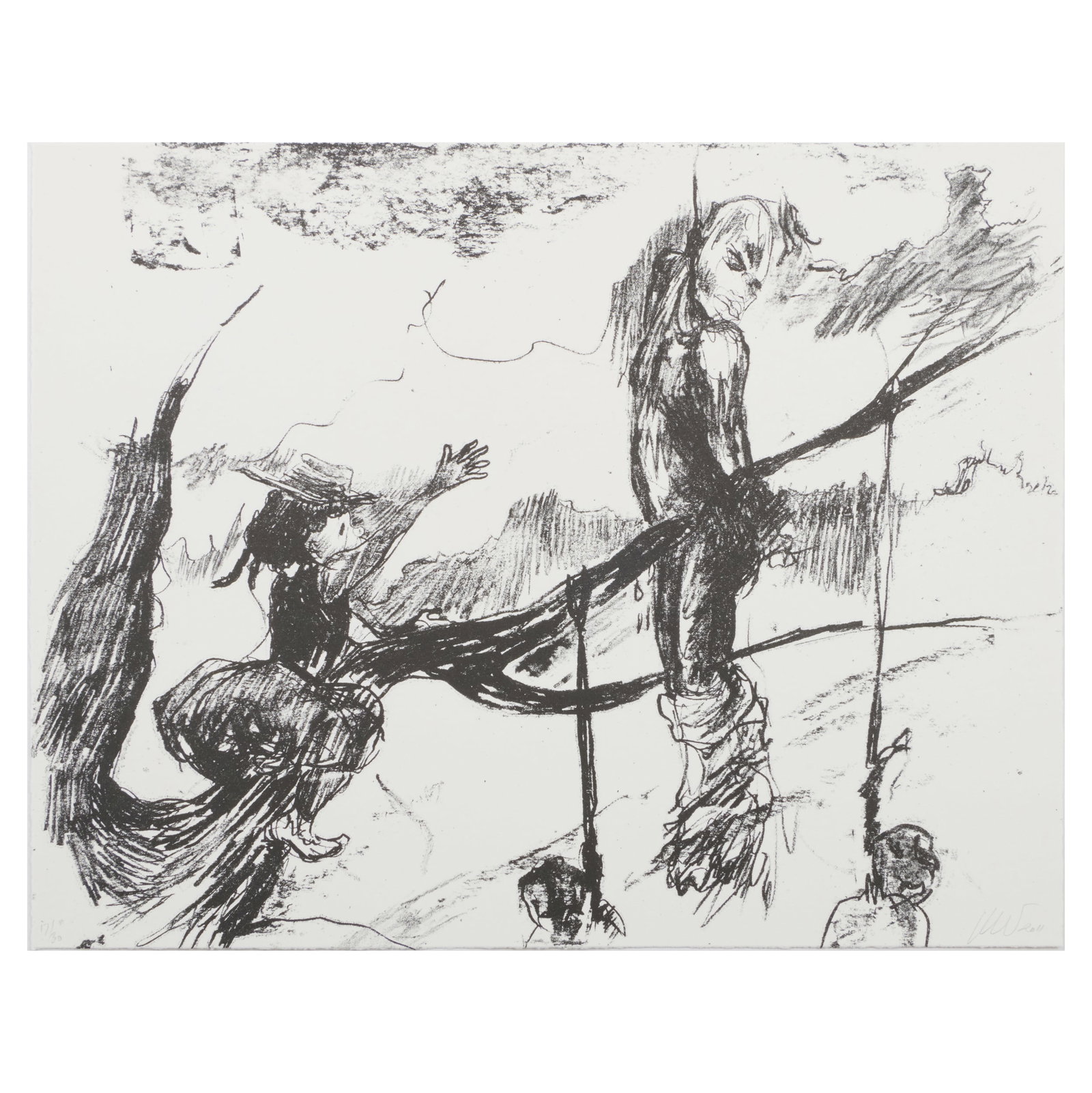 Kara Walker (b. 1969): Sketch for a Fabulous Tale (1 of 4)