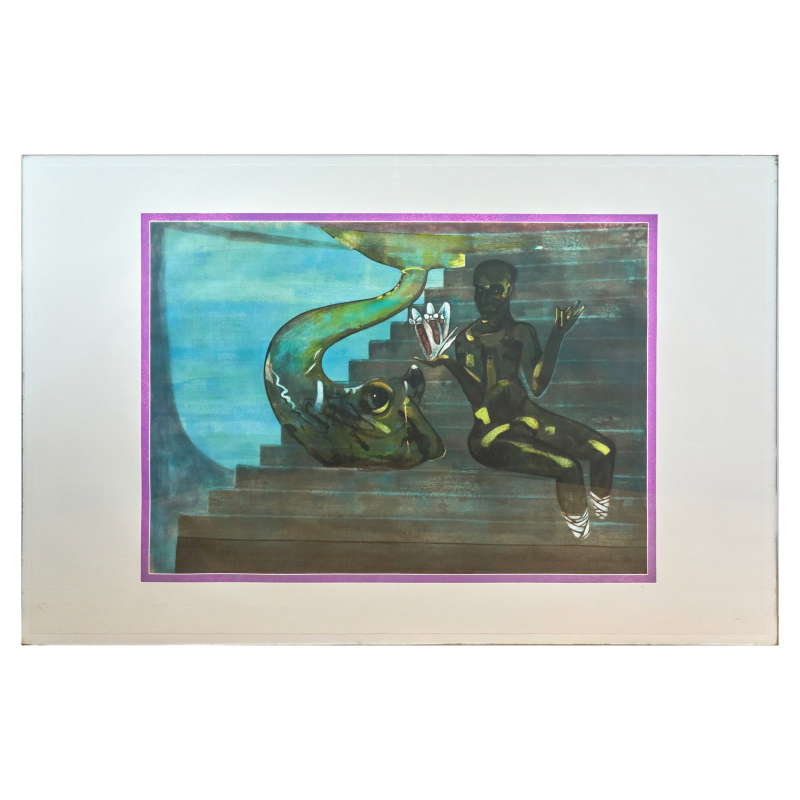 Francesco Clemente (b. 1952): Friendship (1 of 3)