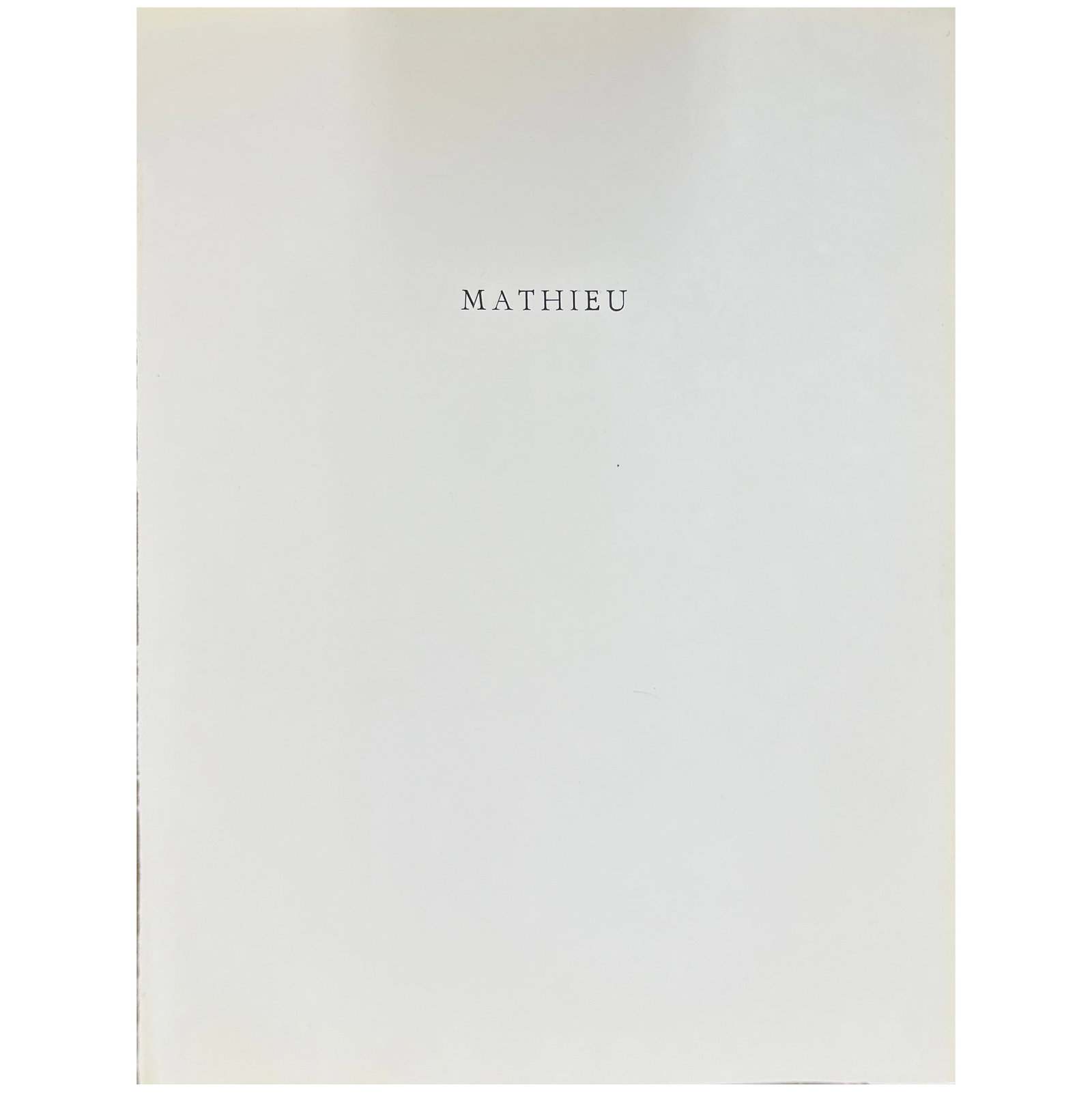 Georges Mathieu (1921-2012): Sans titre - 5
