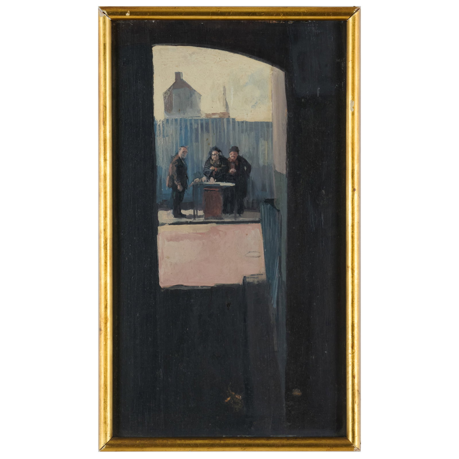 Hector McDonnell (b. 1947): Street Market in Dublin (1 of 4)