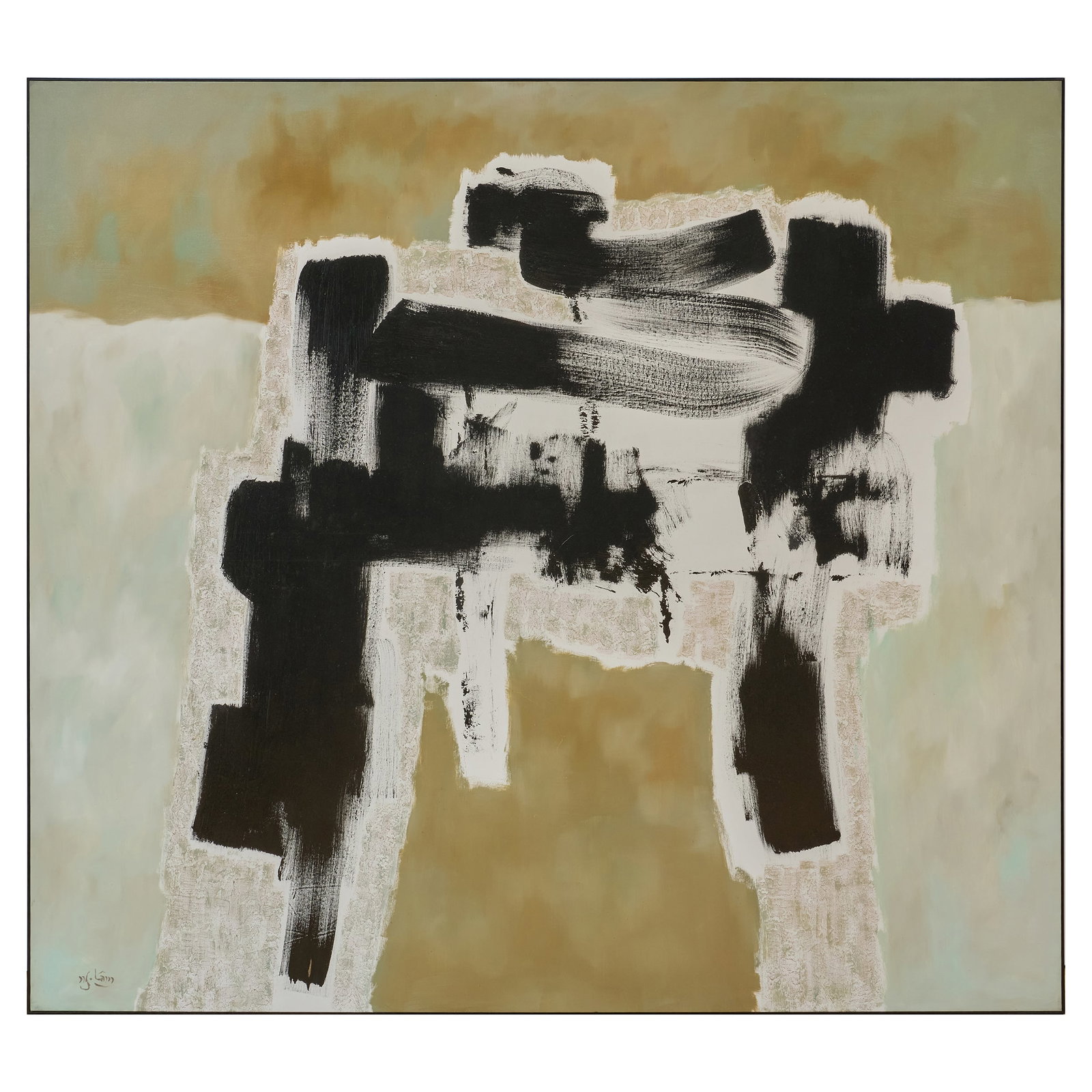 Nguyen Lam (b. 1941): Abstraction N.2 (1 of 3)