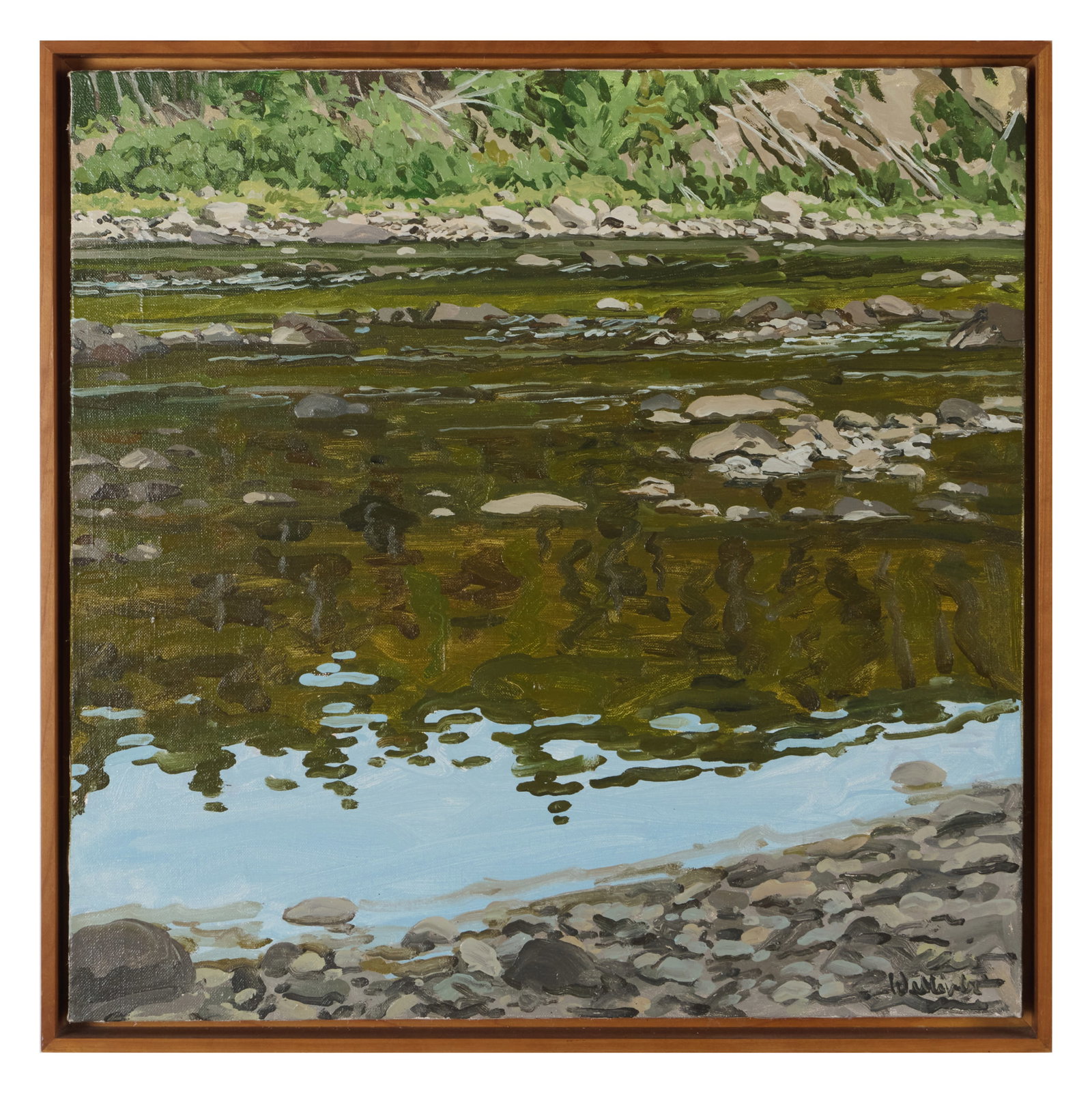 Neil Welliver (1929-2005): Study for Across St. Johns (1 of 6)