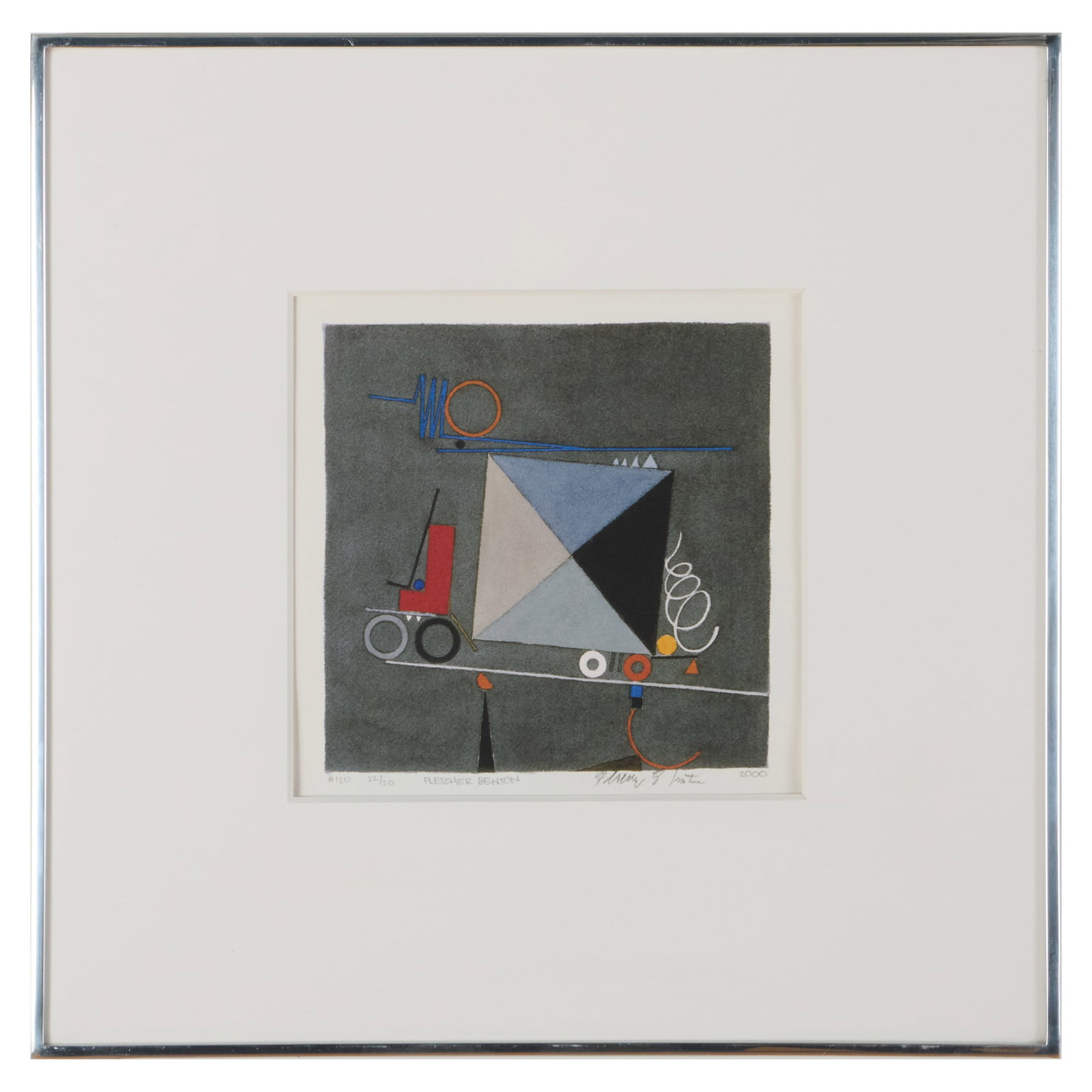 Fletcher Benton (1931-2019): #102; and #120 (1 of 9)
