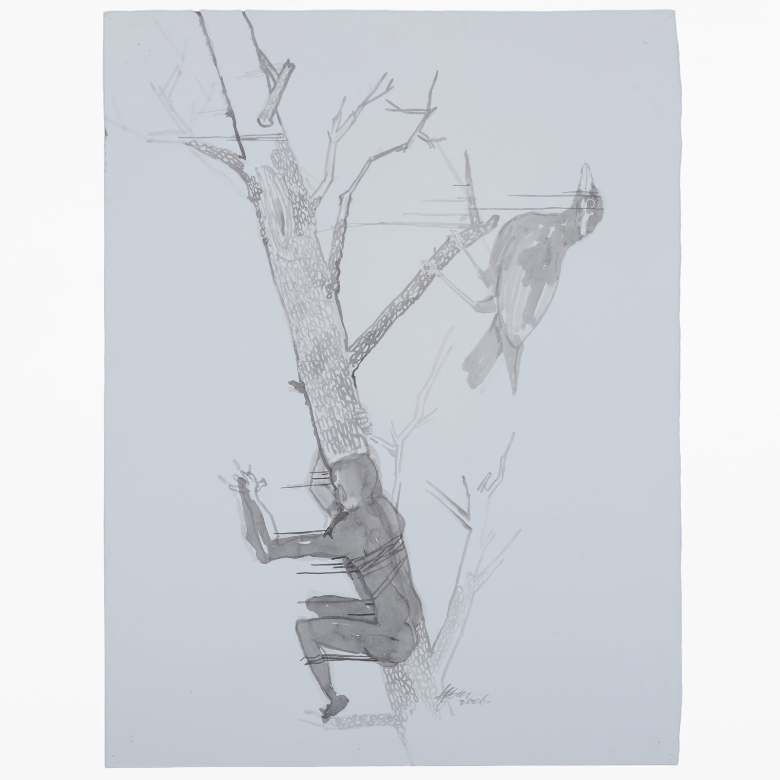 Zhang Huan: Bird Man (1 of 3)
