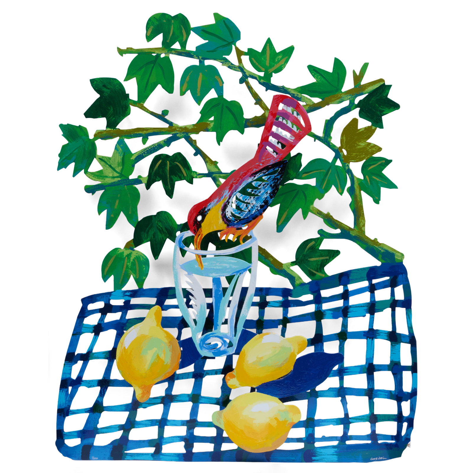 David Gerstein (b. 1944): Lemons on a Table (1 of 4)