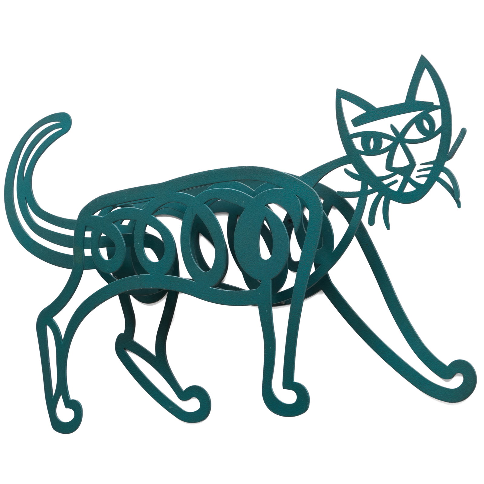 David Gerstein (b. 1944): Green Cat (1 of 7)