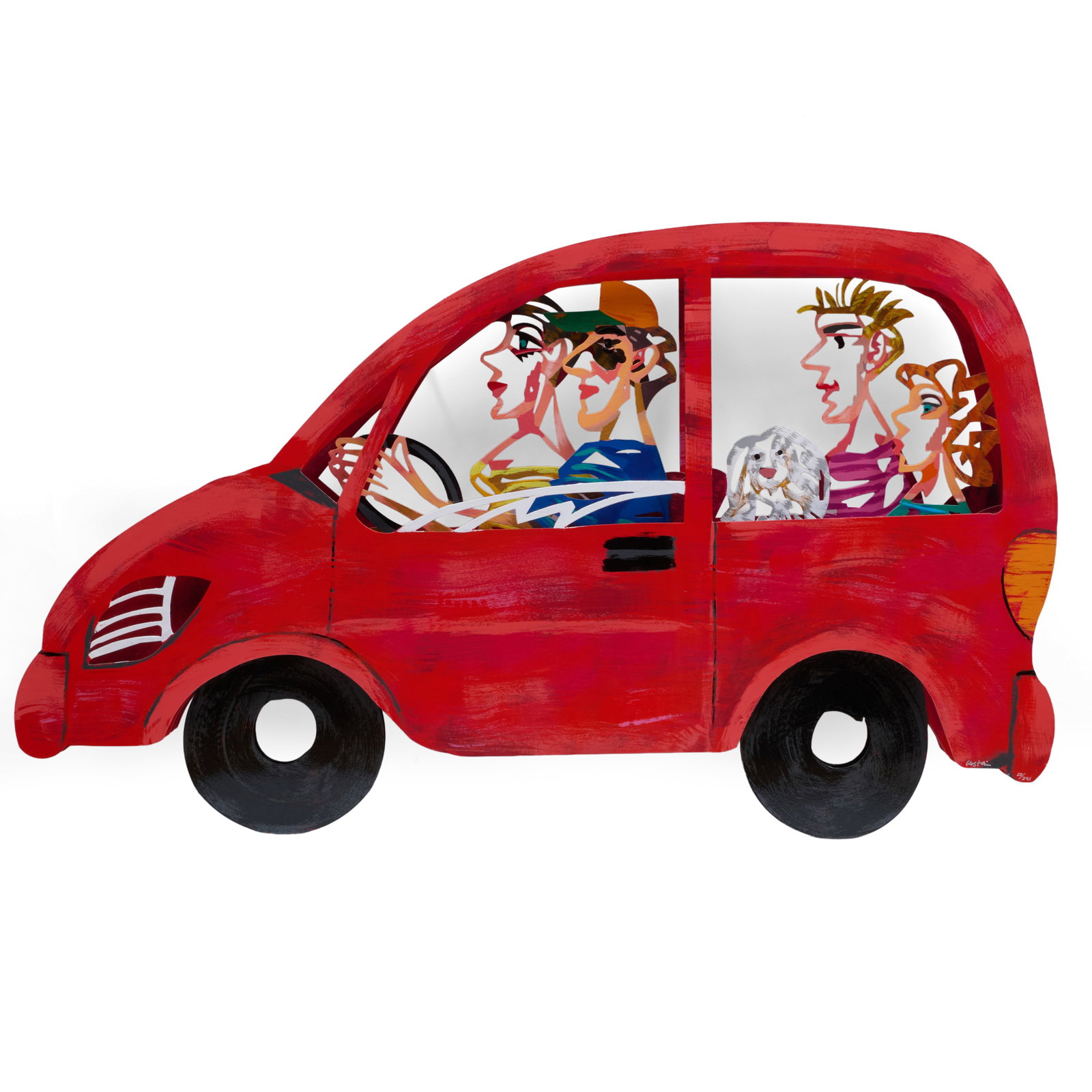 David Gerstein (b. 1944): Car (1 of 5)