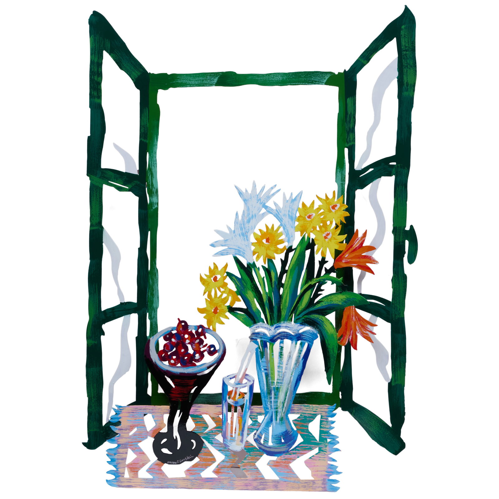 David Gerstein (b. 1944): Window Still Life (1 of 3)