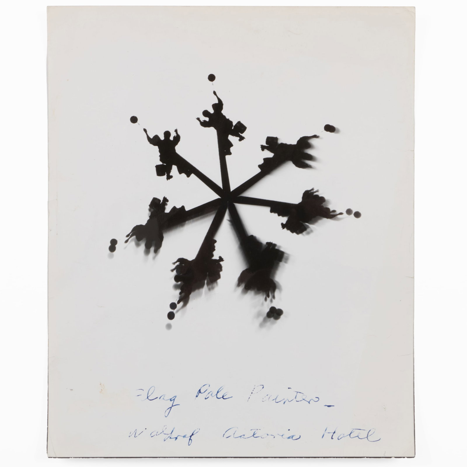 Weegee (1899-1968): Flag Pole Painter, Waldorf Astoria (1 of 5)