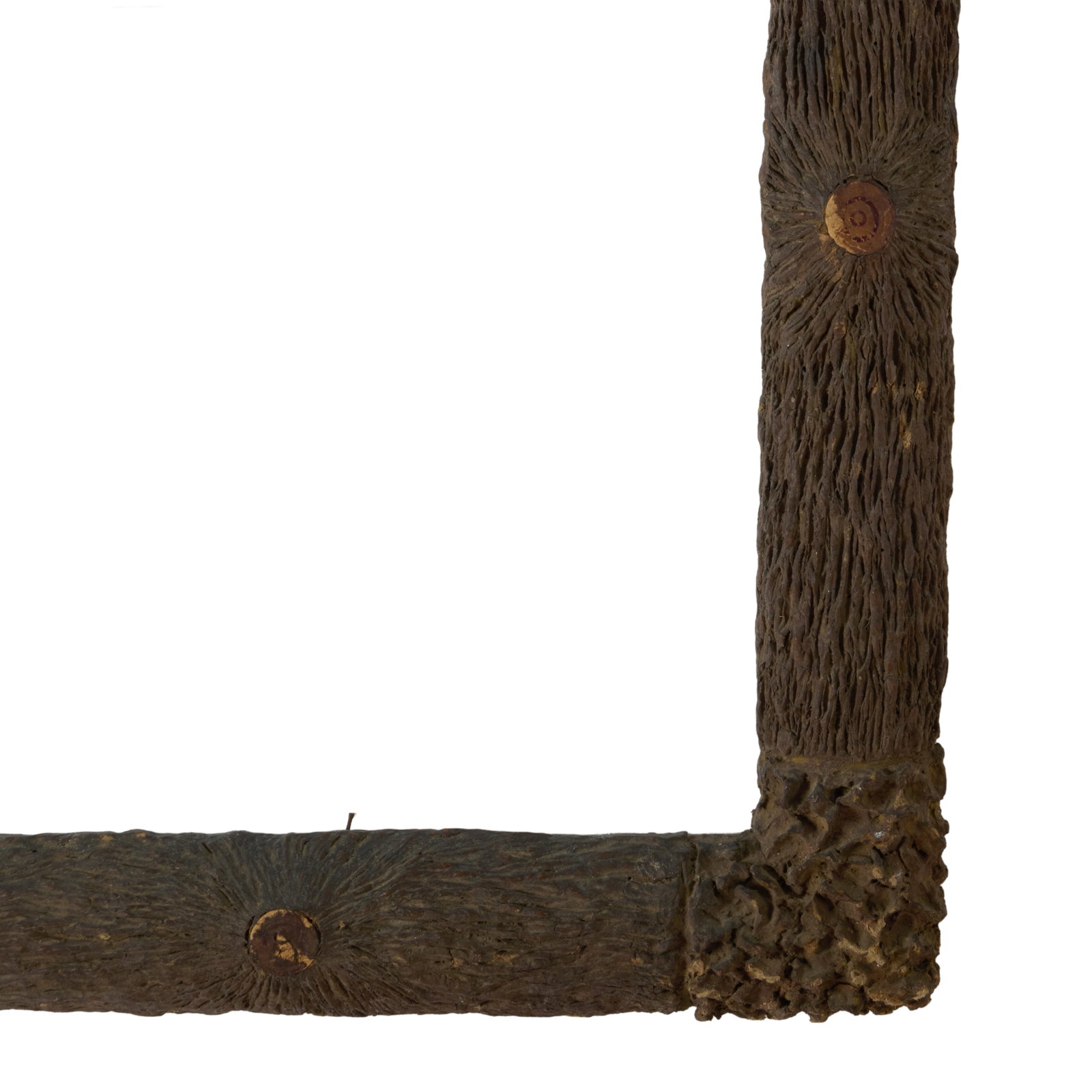 Bark Frame and a Shell Encrusted Mirror - 2