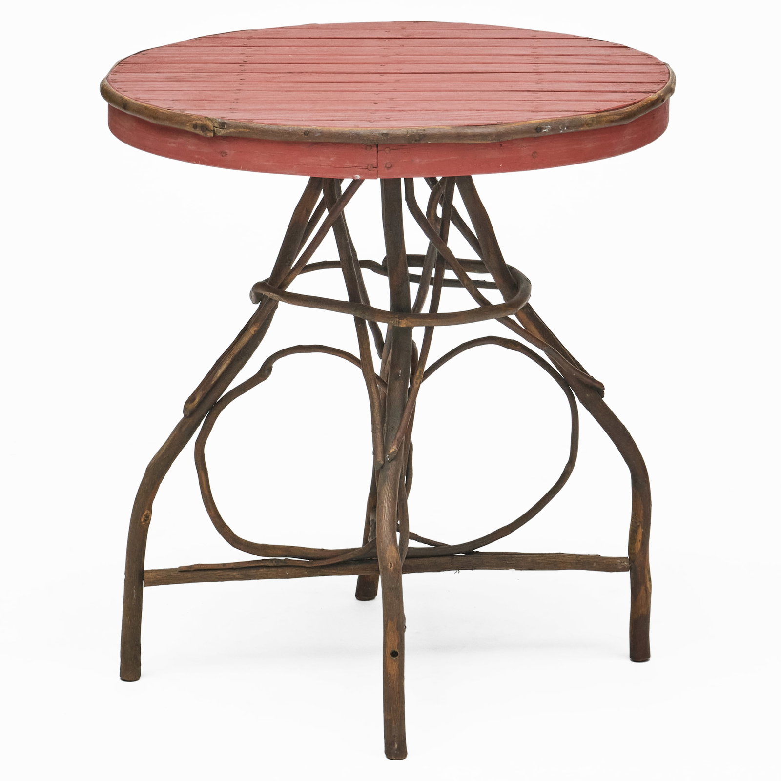 American Rustic and Painted Twig Table - 3