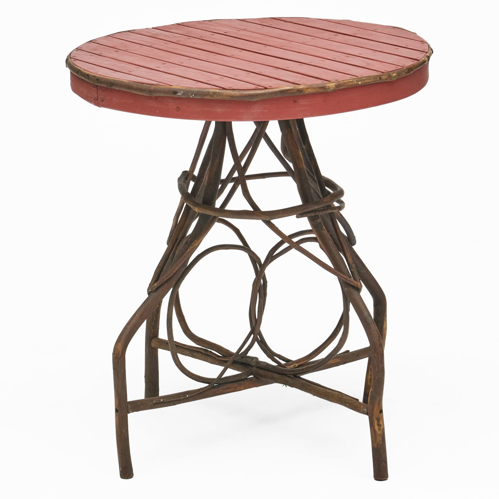 American Rustic and Painted Twig Table - 4