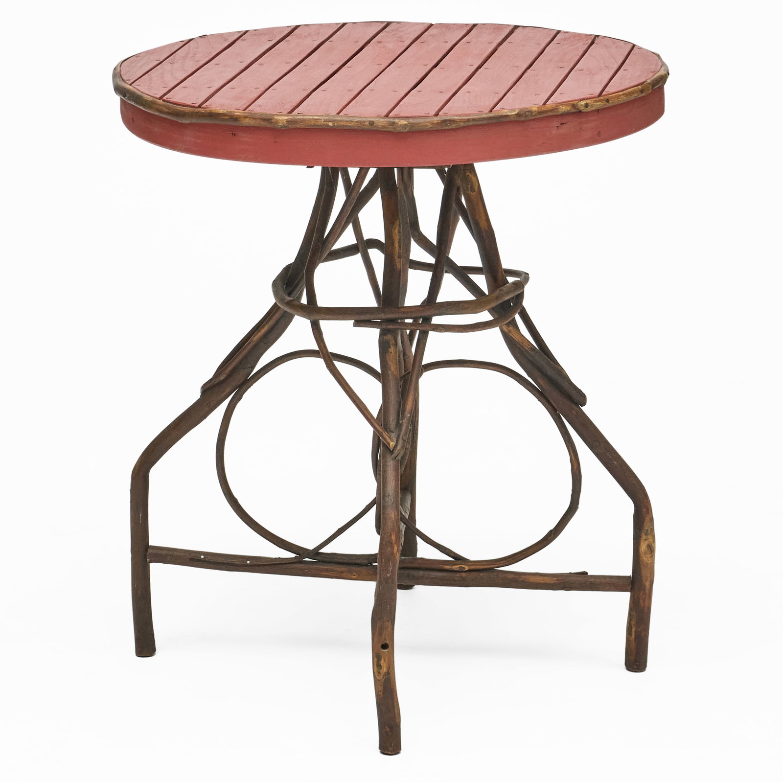 American Rustic and Painted Twig Table - 5